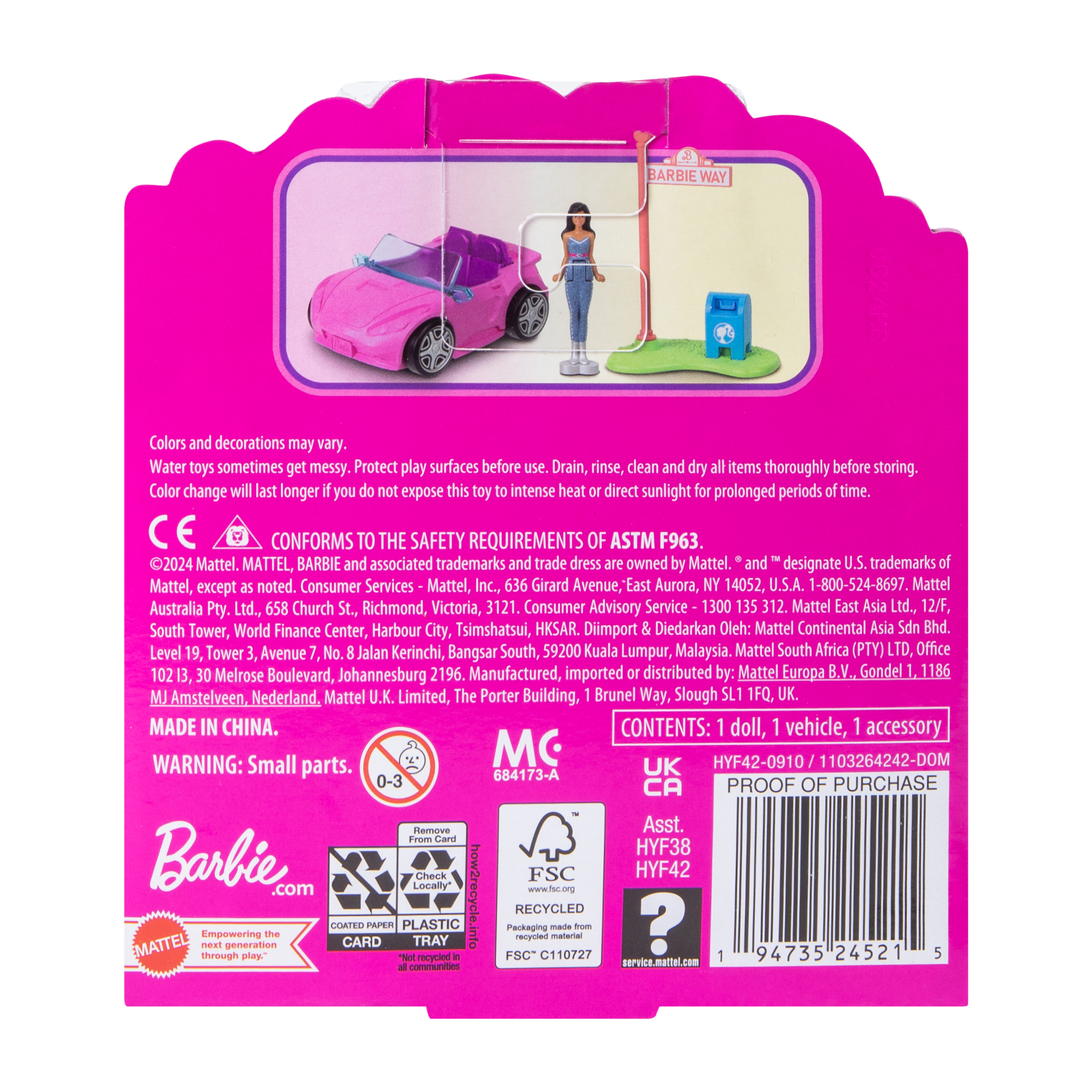Mini Barbie Land™ Toy Set
