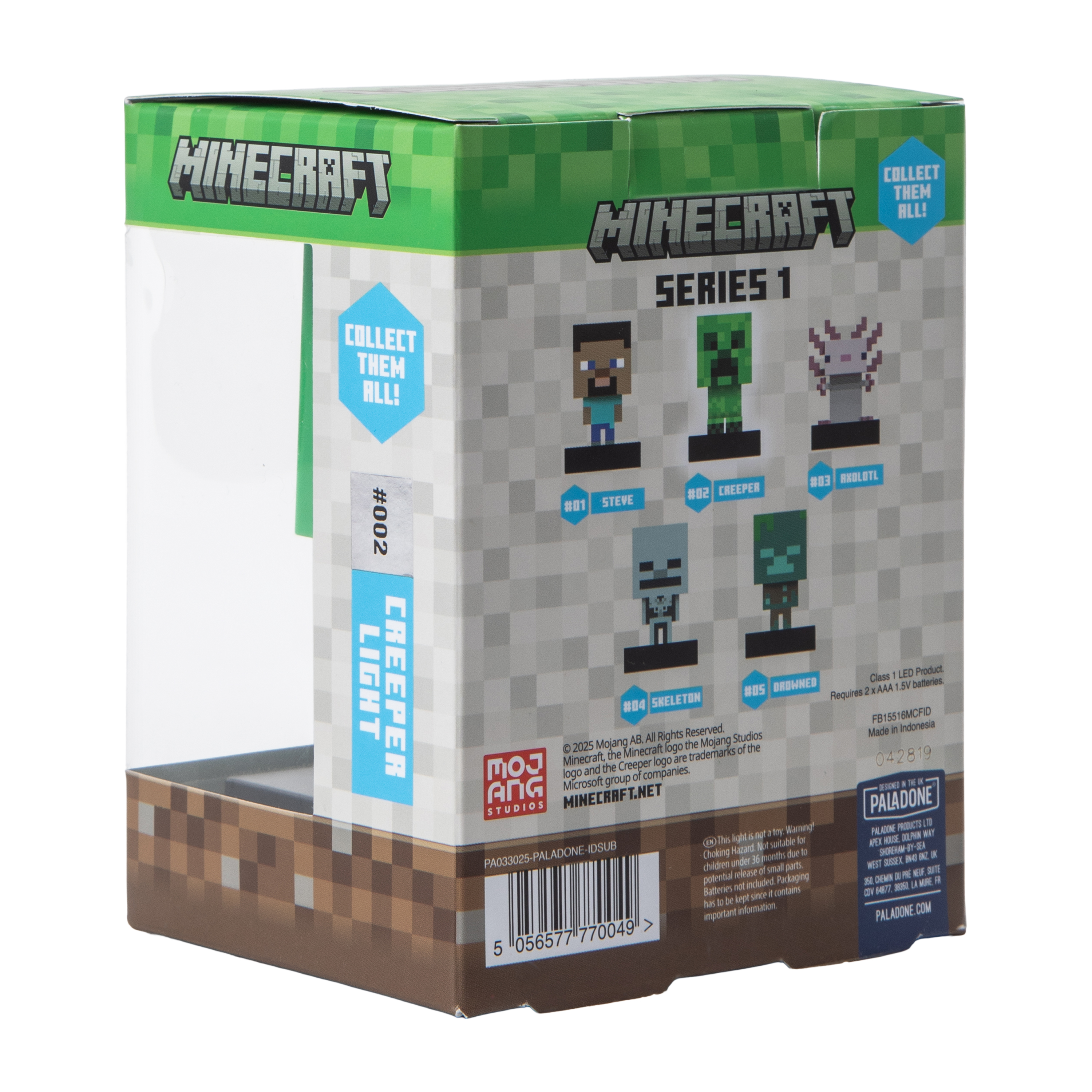 Icons Minecraft Steve Light 1-Piece