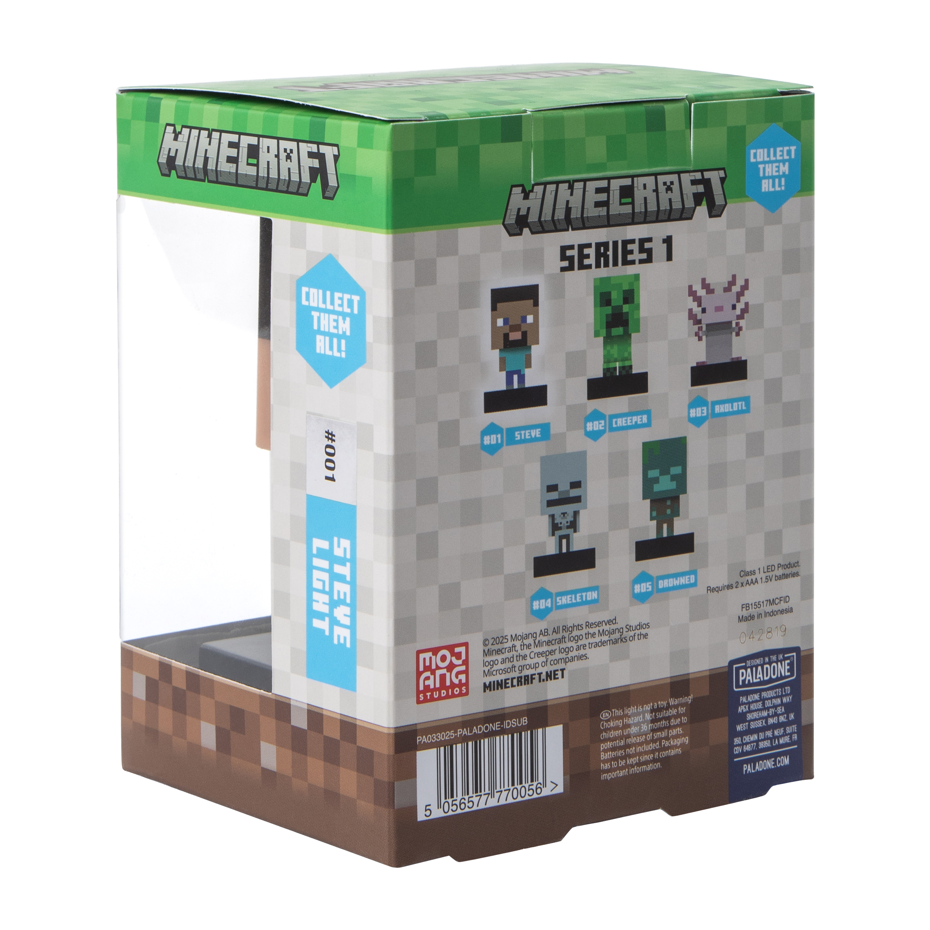 Icons Minecraft Steve Light 1-Piece