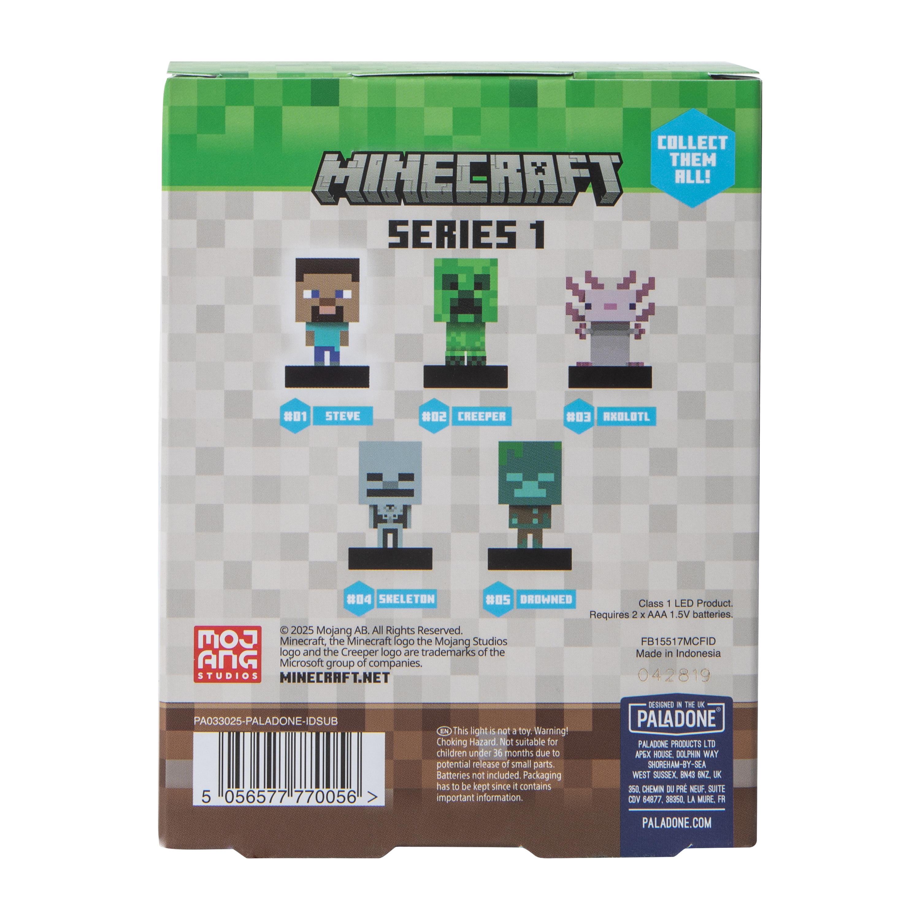 Icons Minecraft Steve Light 1-Piece