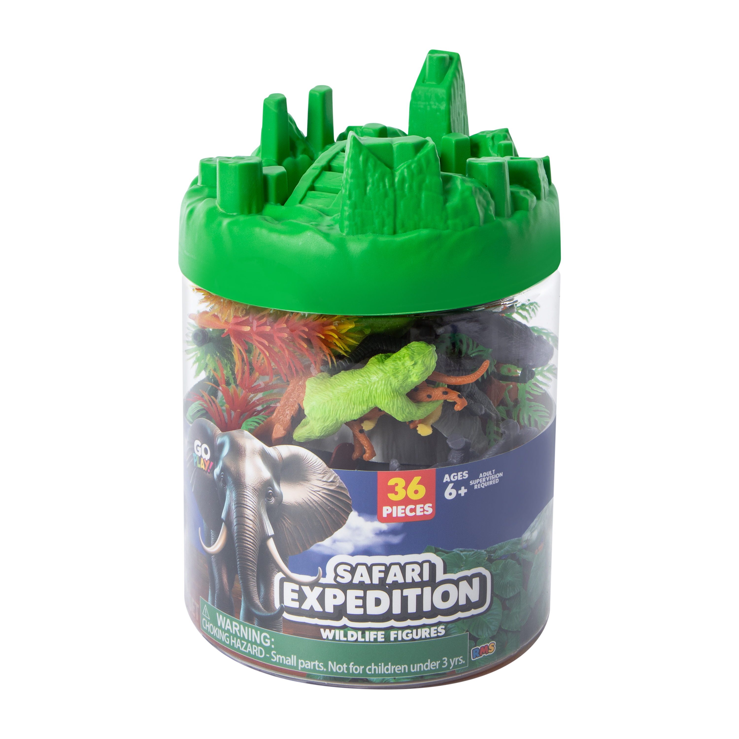 Wildlife Figures Bucket Set | Five Below