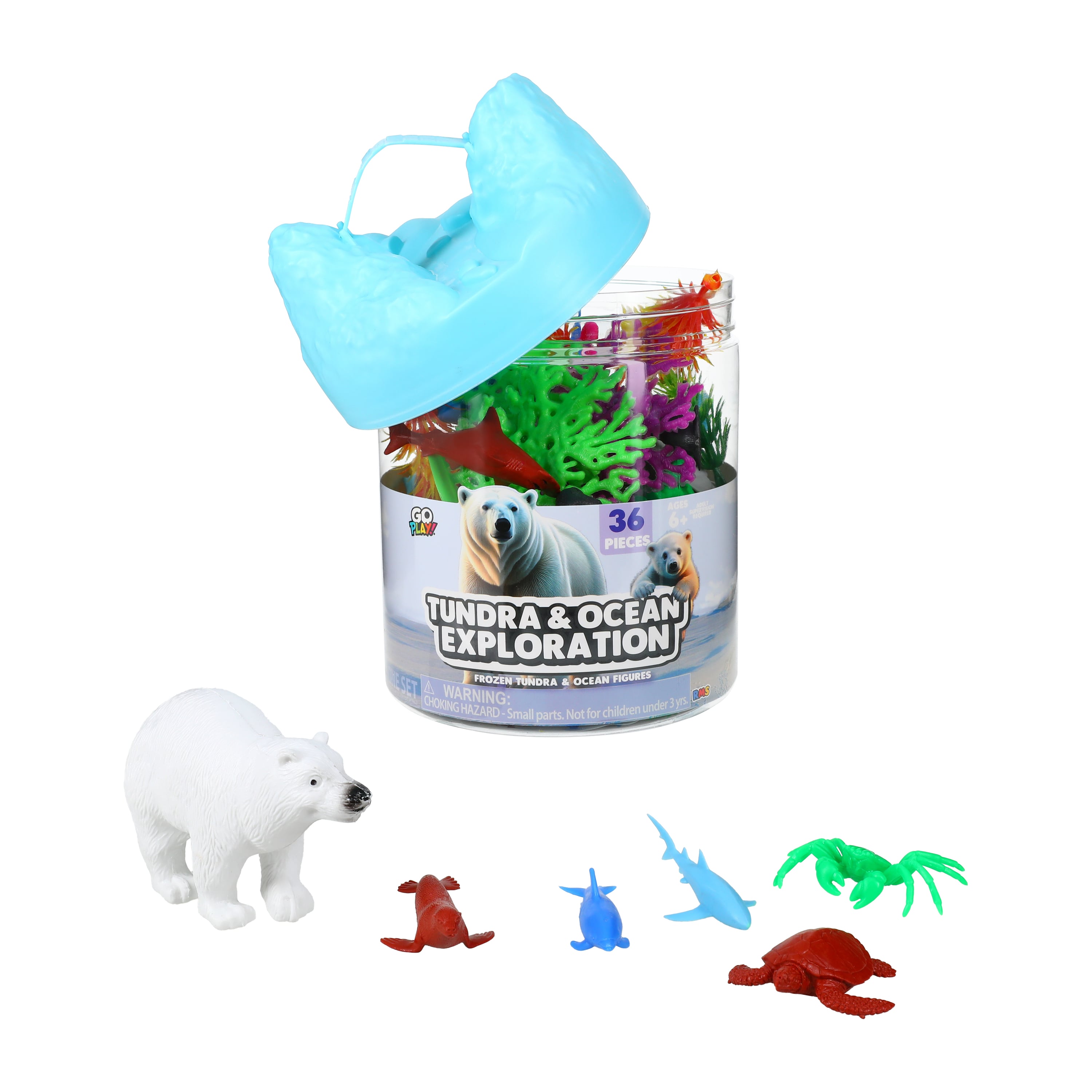 Wildlife Figures Bucket Set | Five Below