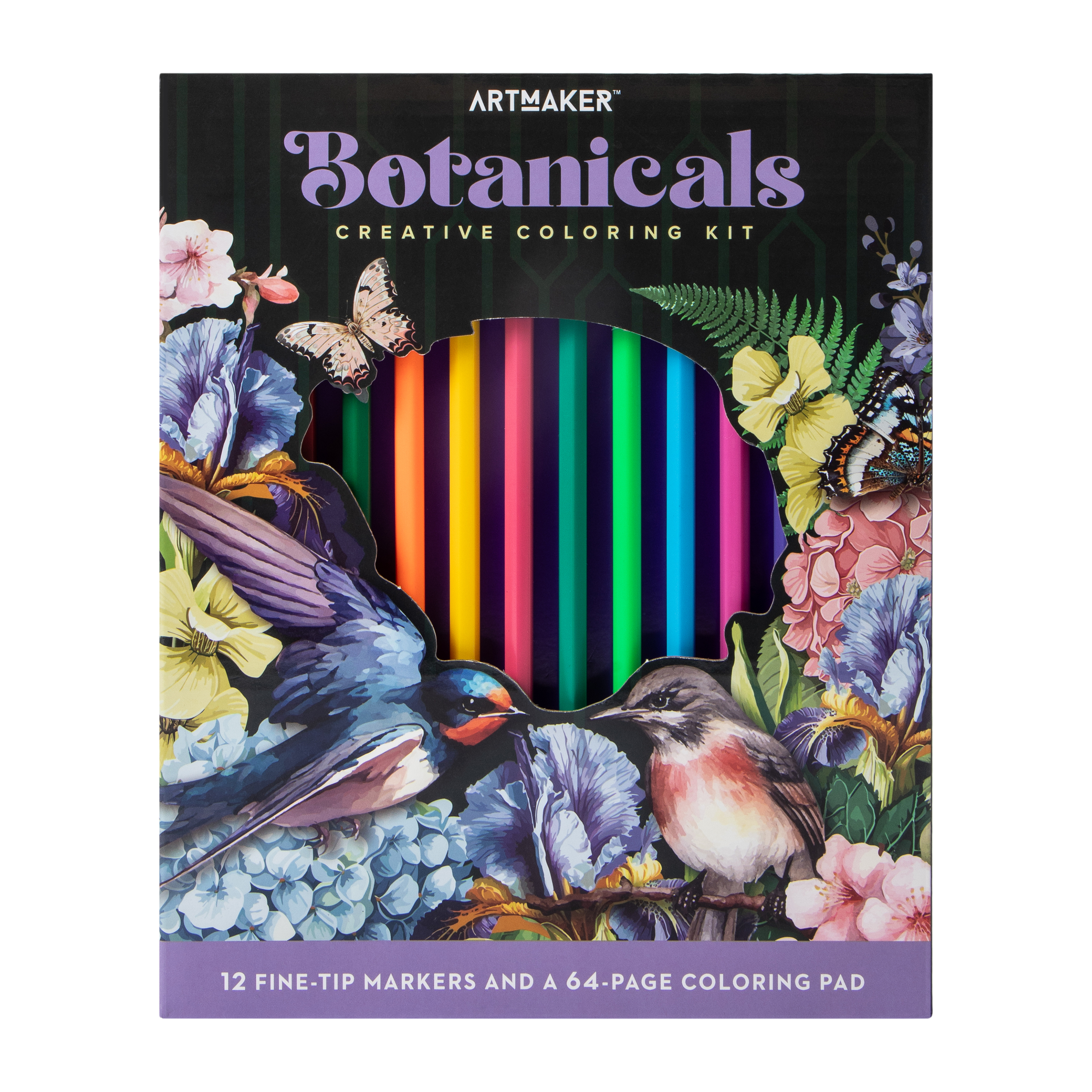 Artmaker™ Botanicals Creative Coloring Kit
