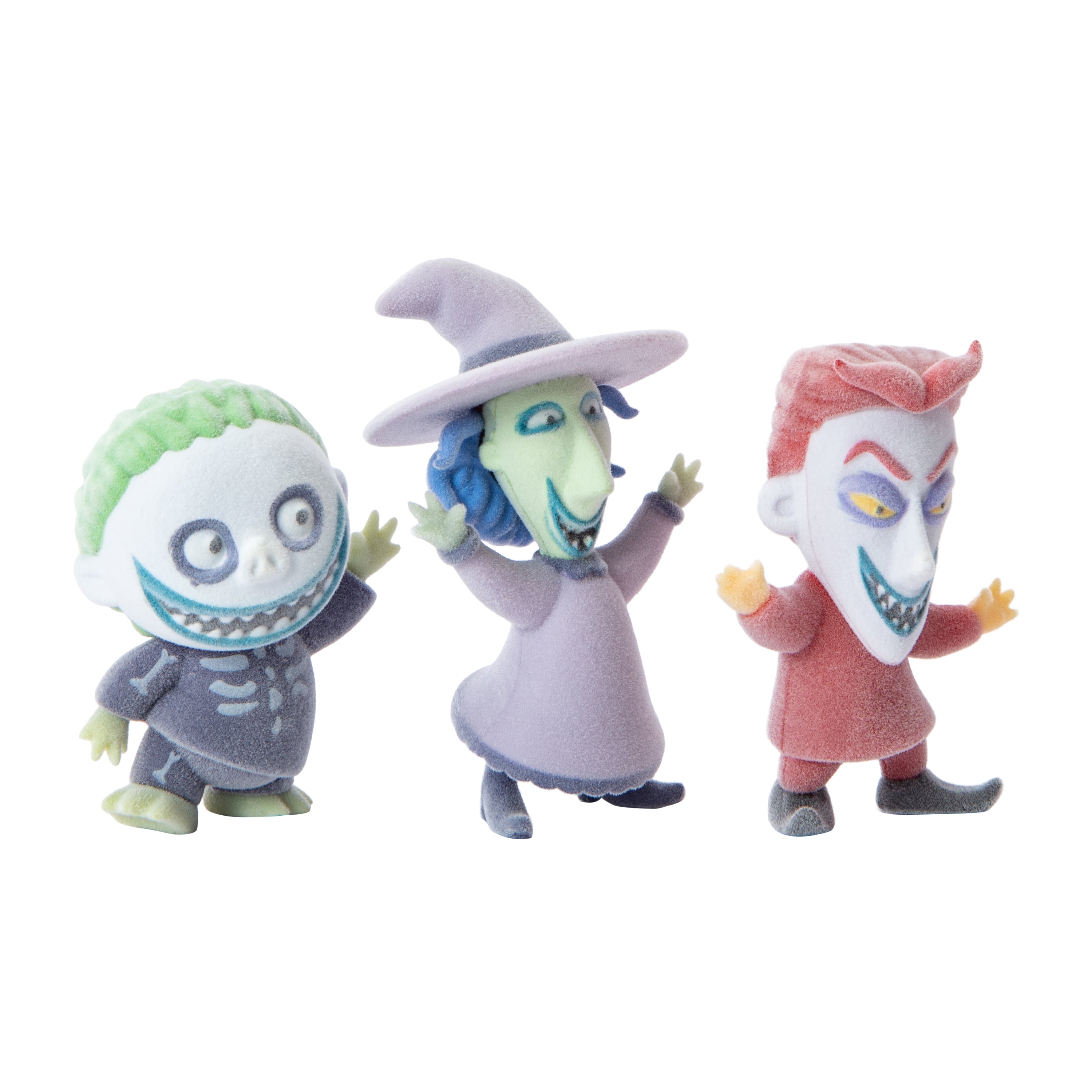 Disney Tim Burton's The Nightmare Before Christmas Flocked Figures