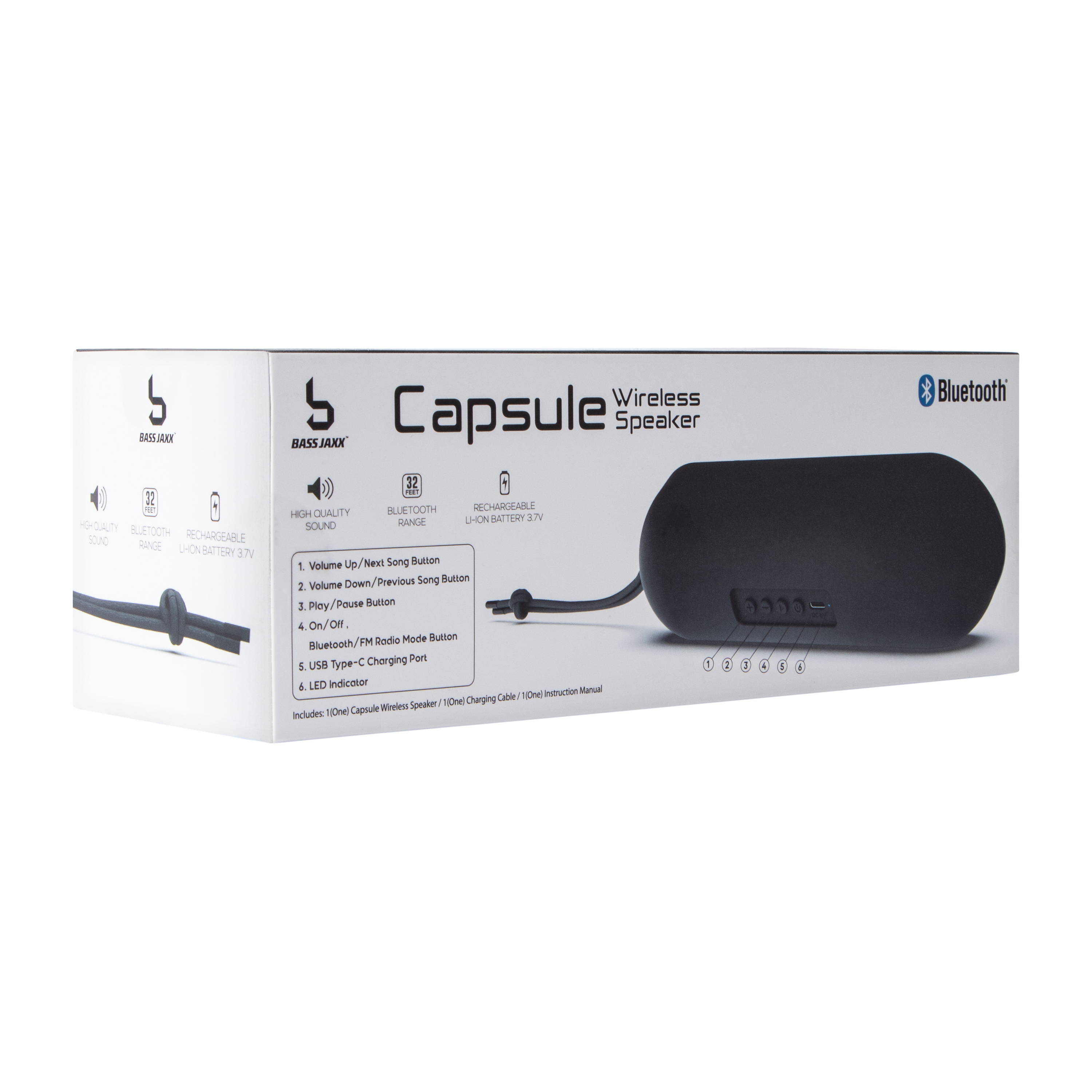Bass Jaxx™ Capsule Wireless Speaker
