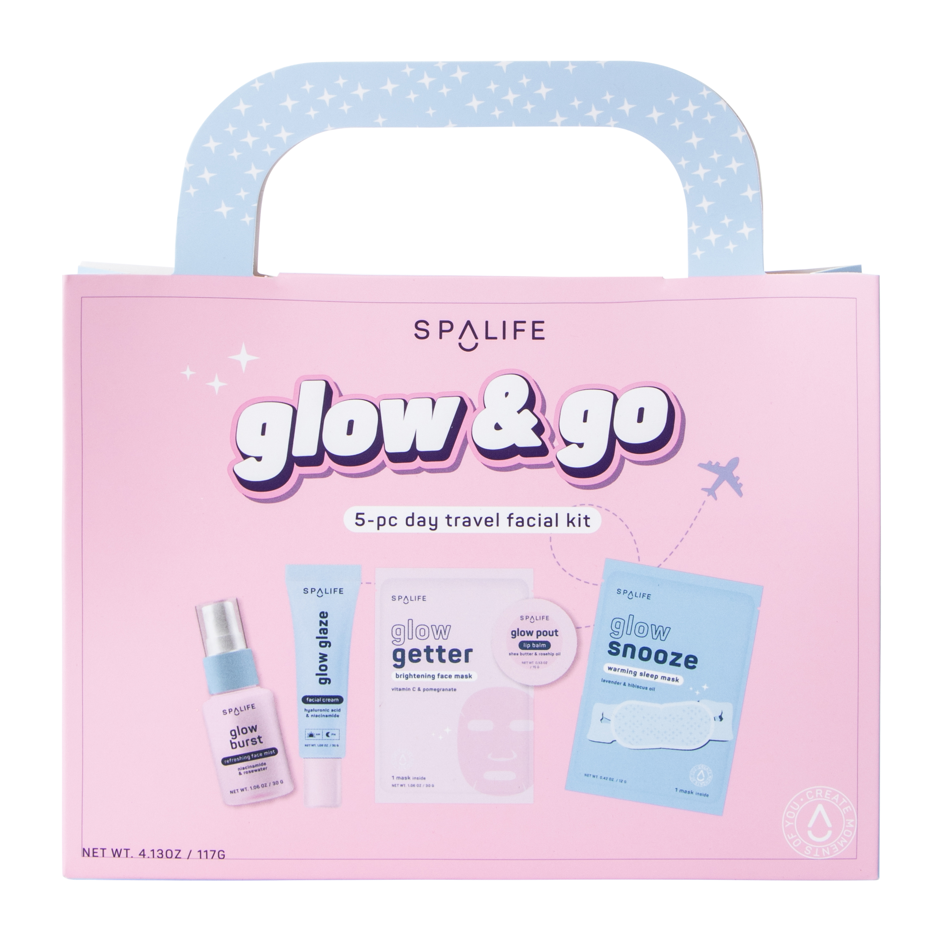 Glow & Go Travel Facial 5-Kit