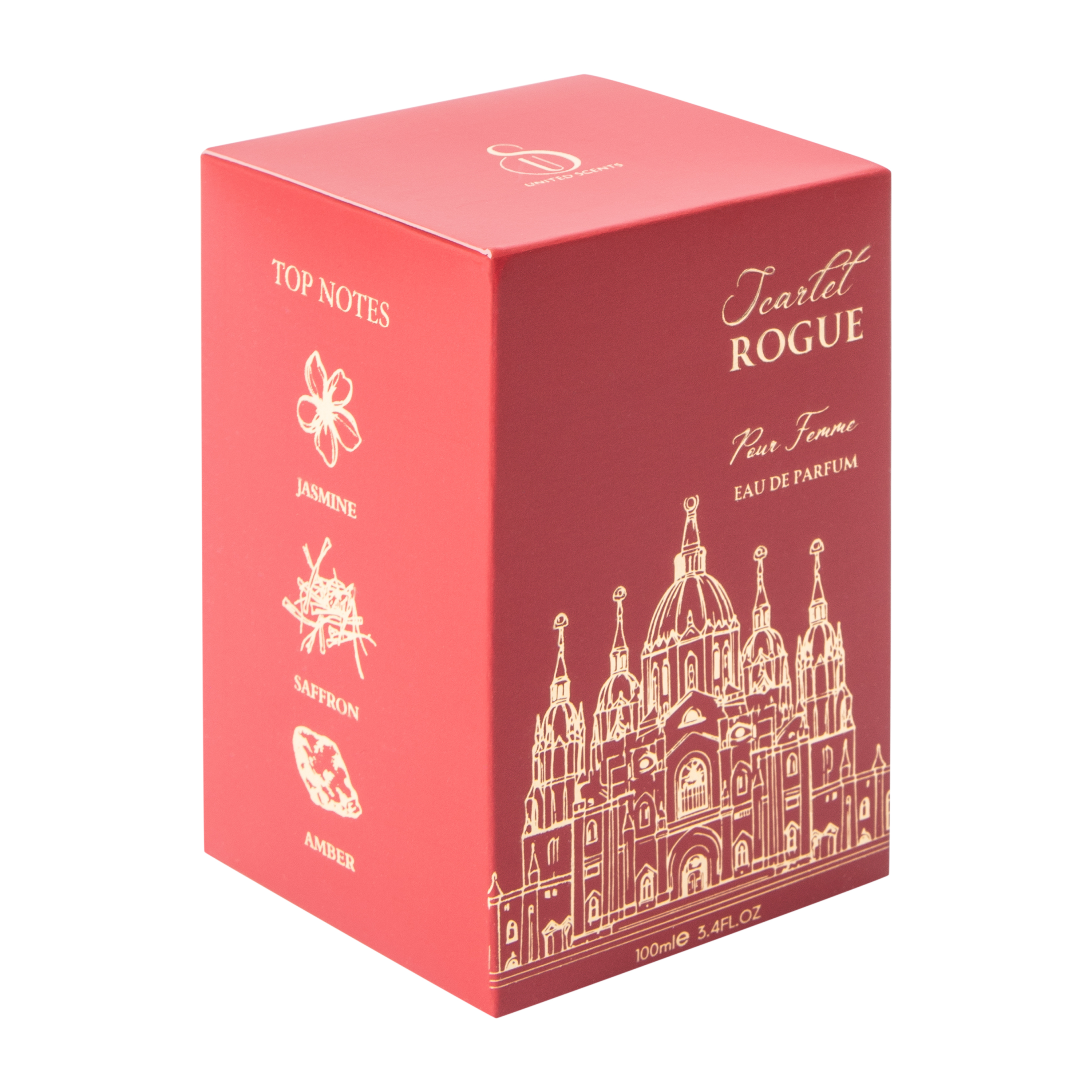 United Scents Scarlet Rouge Pour Femme Eau De Parfum 3.4oz