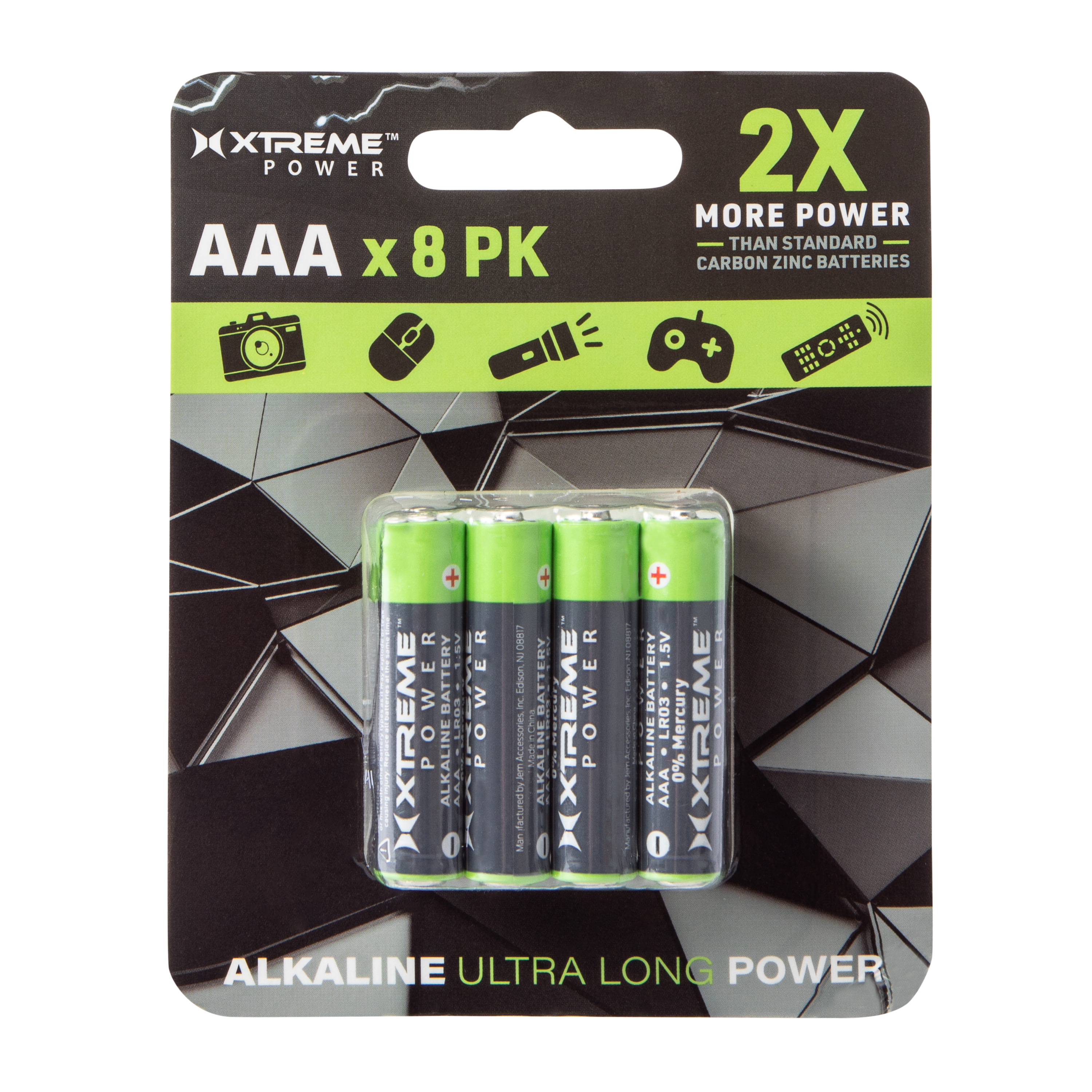 Xtreme Power™ AAA Batteries 8-Pack
