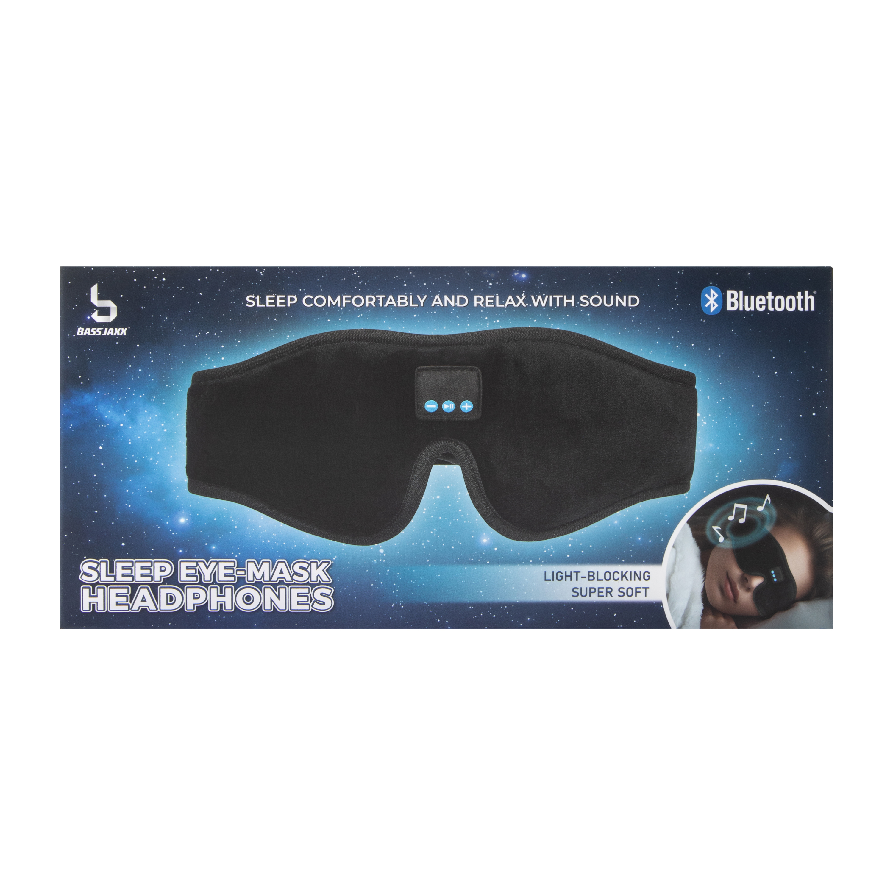 Bass Jaxx™ Sleep Eye-Mask Headphones