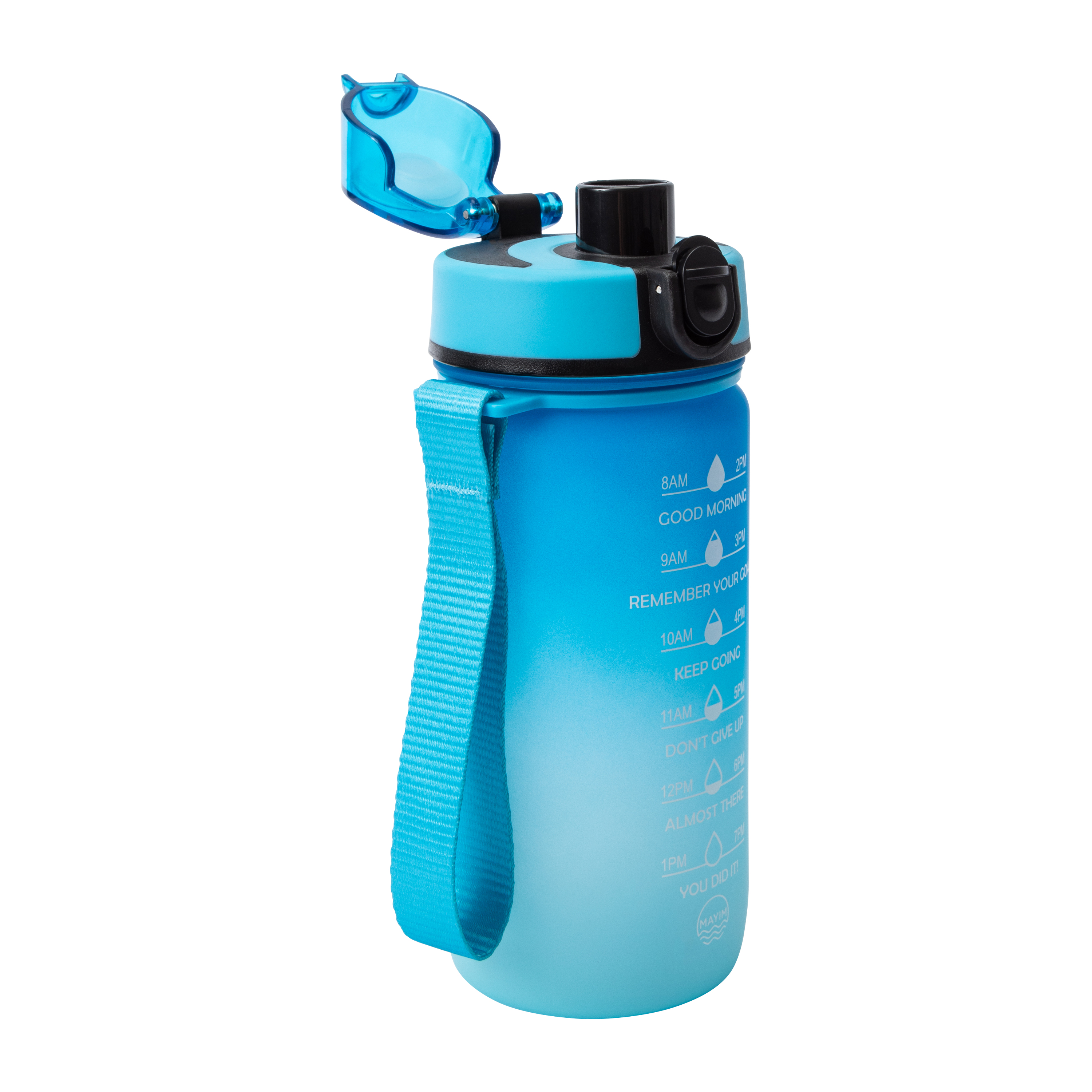 Mayim Gradient Blue Kid's Motivational Bottle 18oz