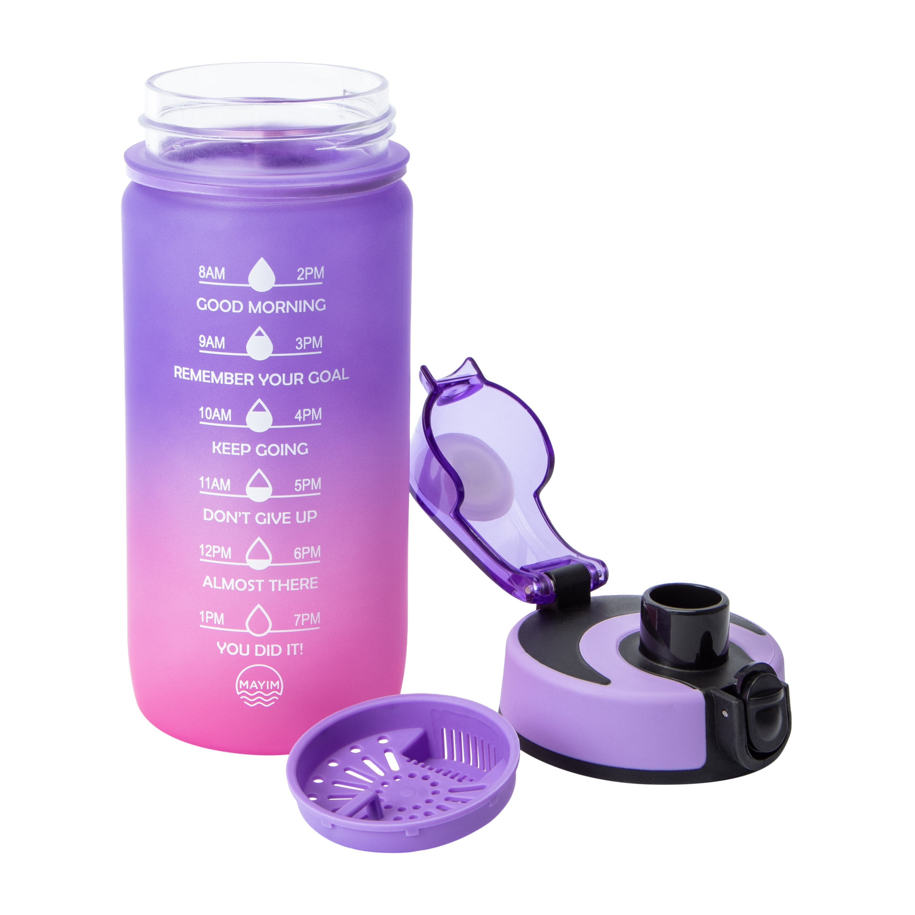 Mayim Purple Kid's Motivational Bottle 18oz