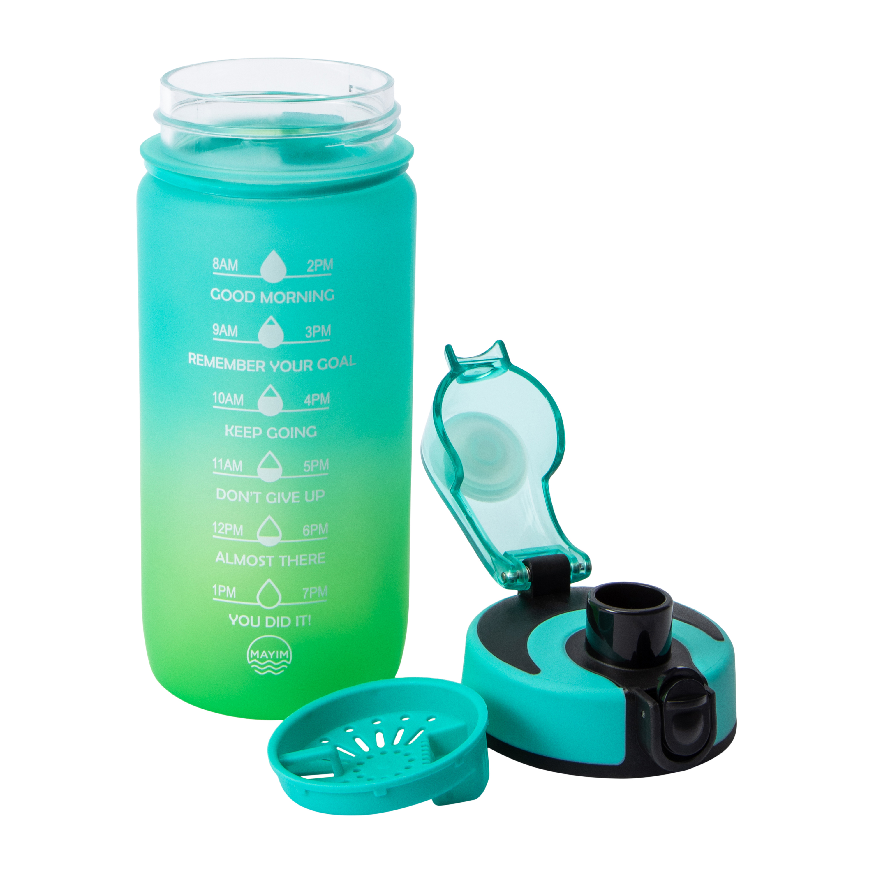 Mayim Green Kid's Motivational Bottle 18oz