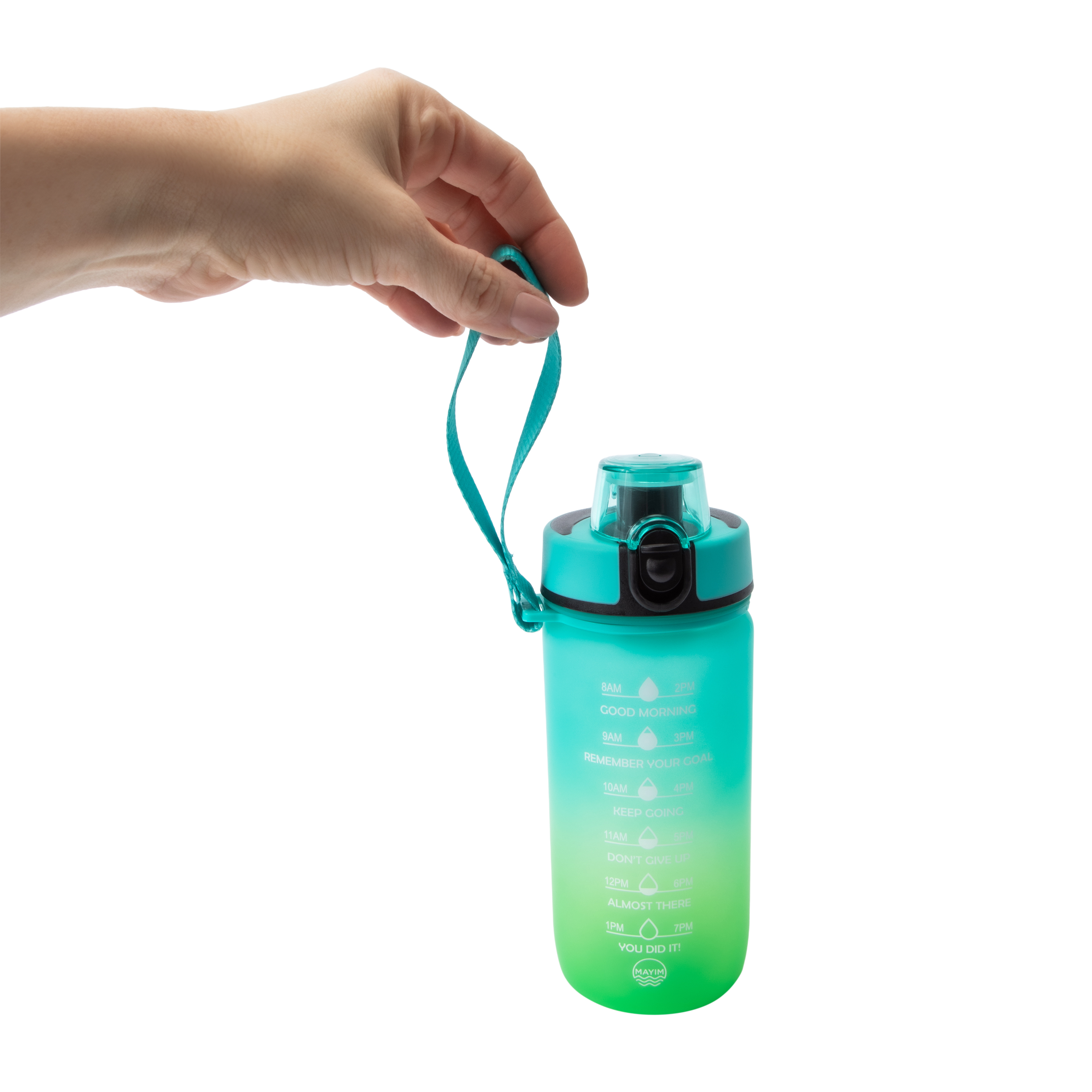 Mayim Green Kid's Motivational Bottle 18oz