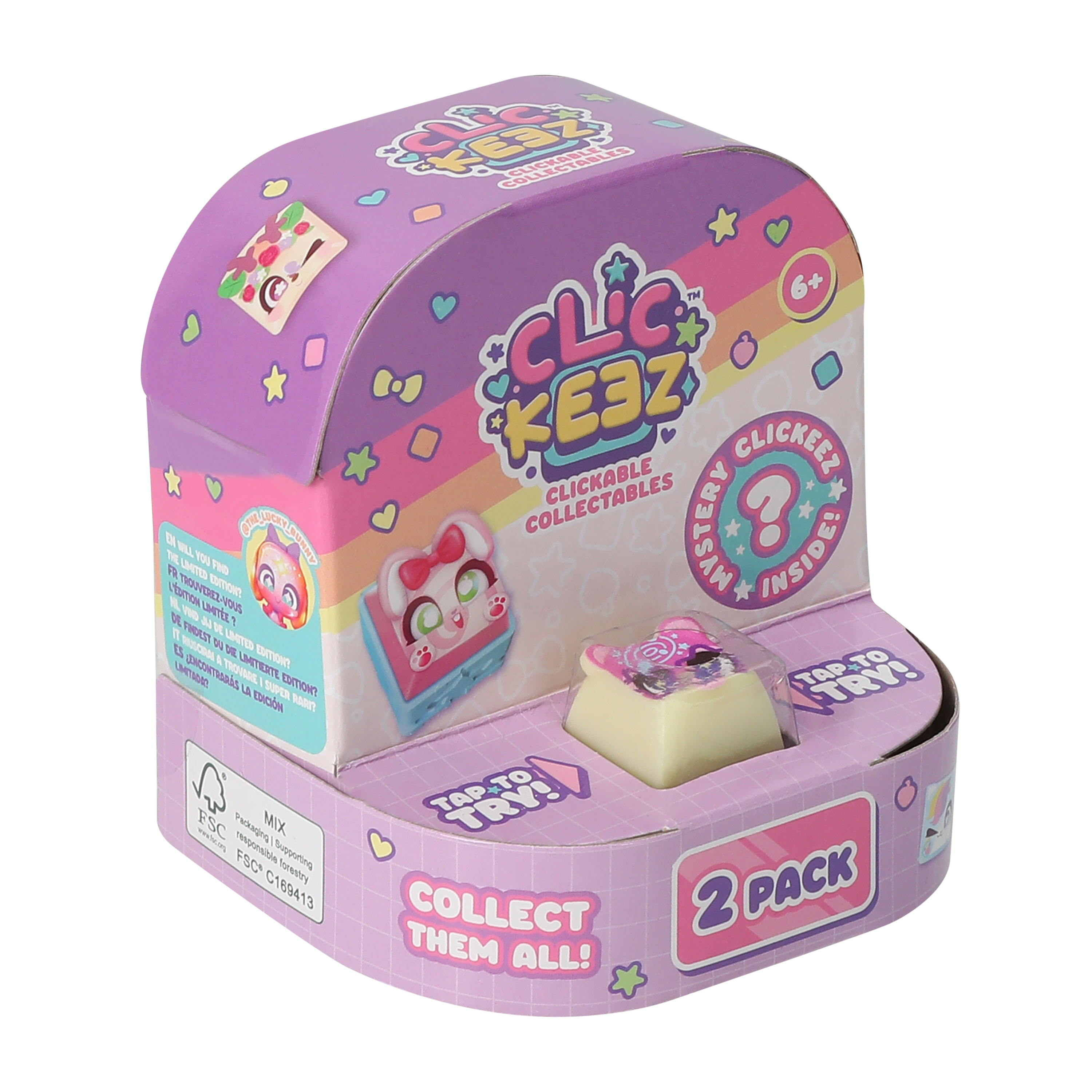 Clickeez™ Clickable Collectibles 2‑Pack