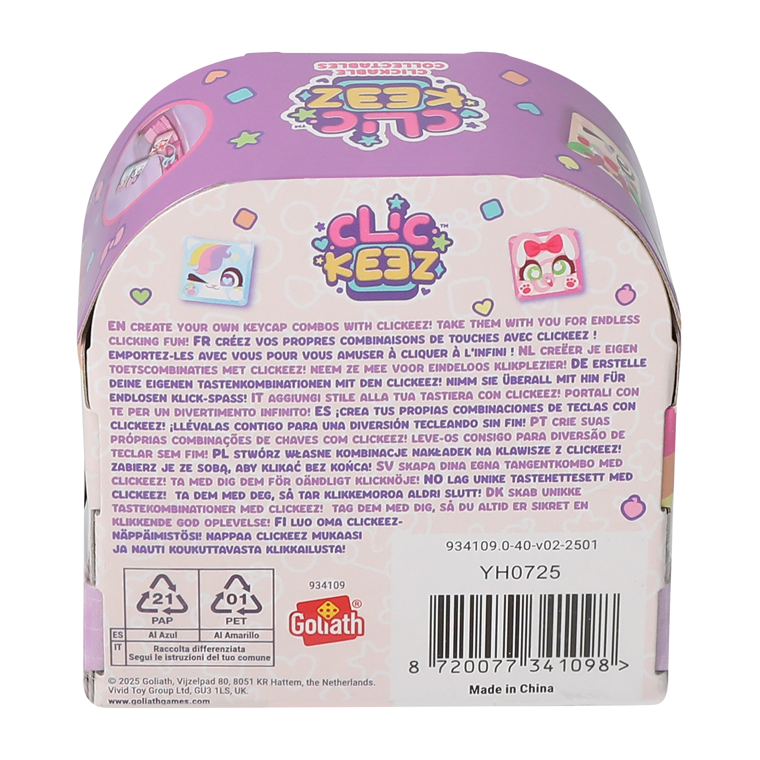 Clickeez™ Clickable Collectibles 2‑Pack