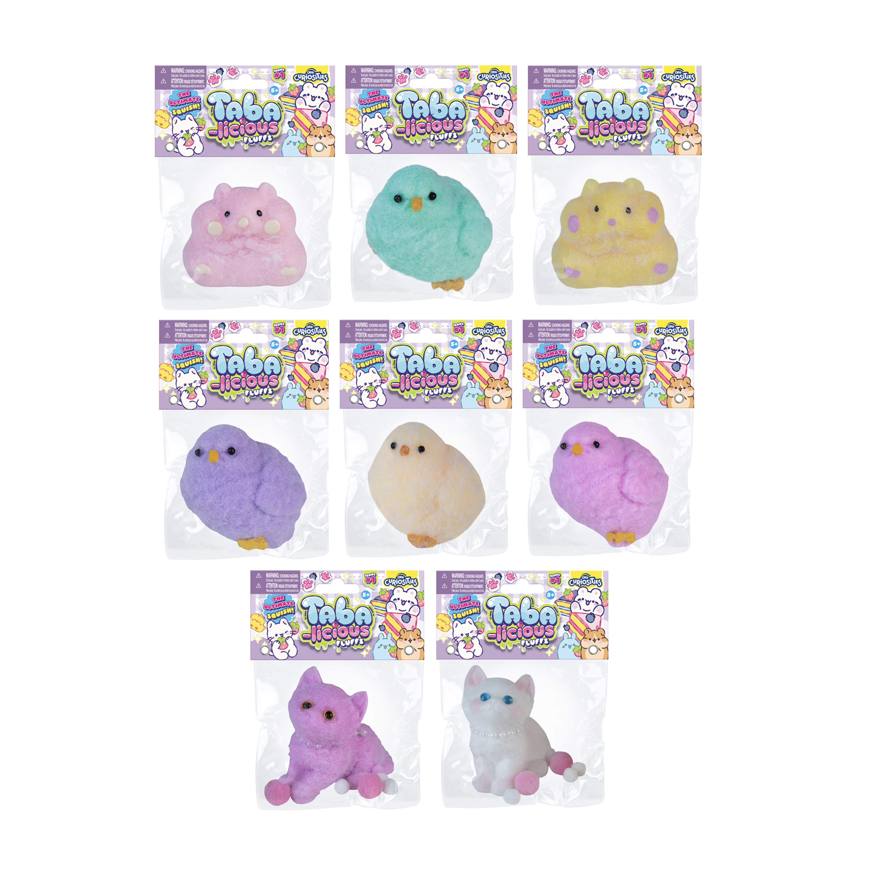 Taba-licious Fluffs Squishy Toy (Styles May Vary)