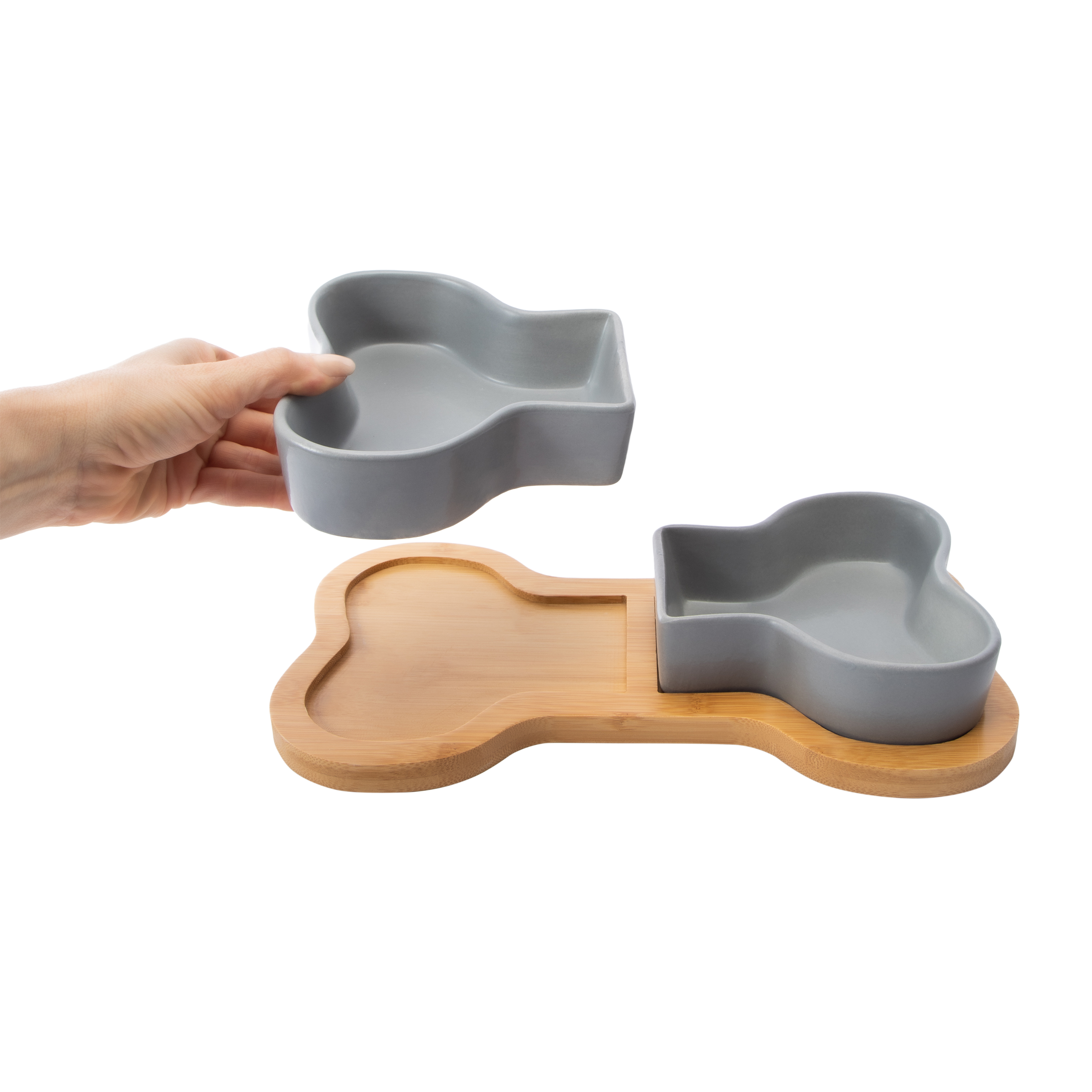 Bone Shape Bowl 3-Piece Set