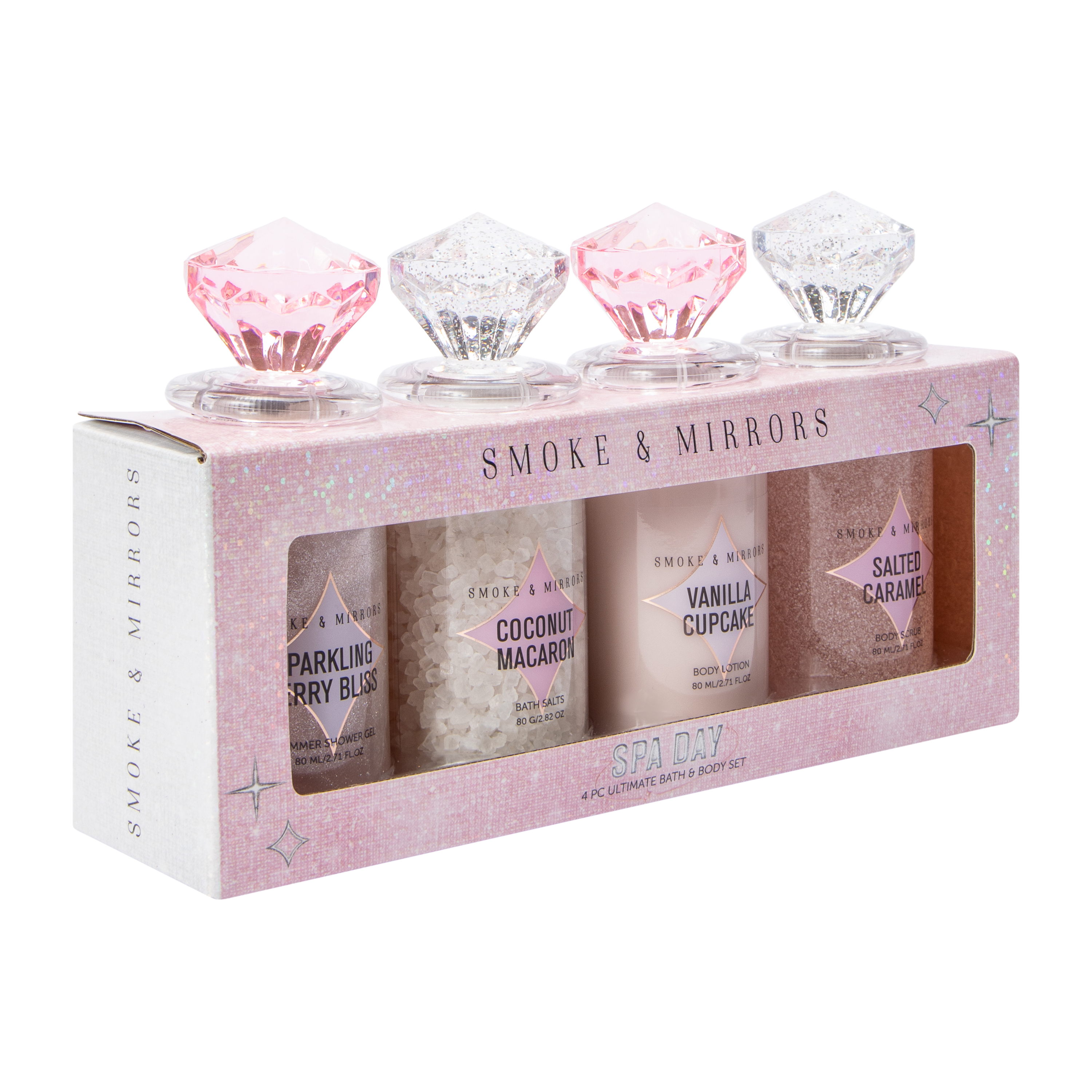 Smoke & Mirrors Spa Day Ultimate Bath & Body Set 4-Count