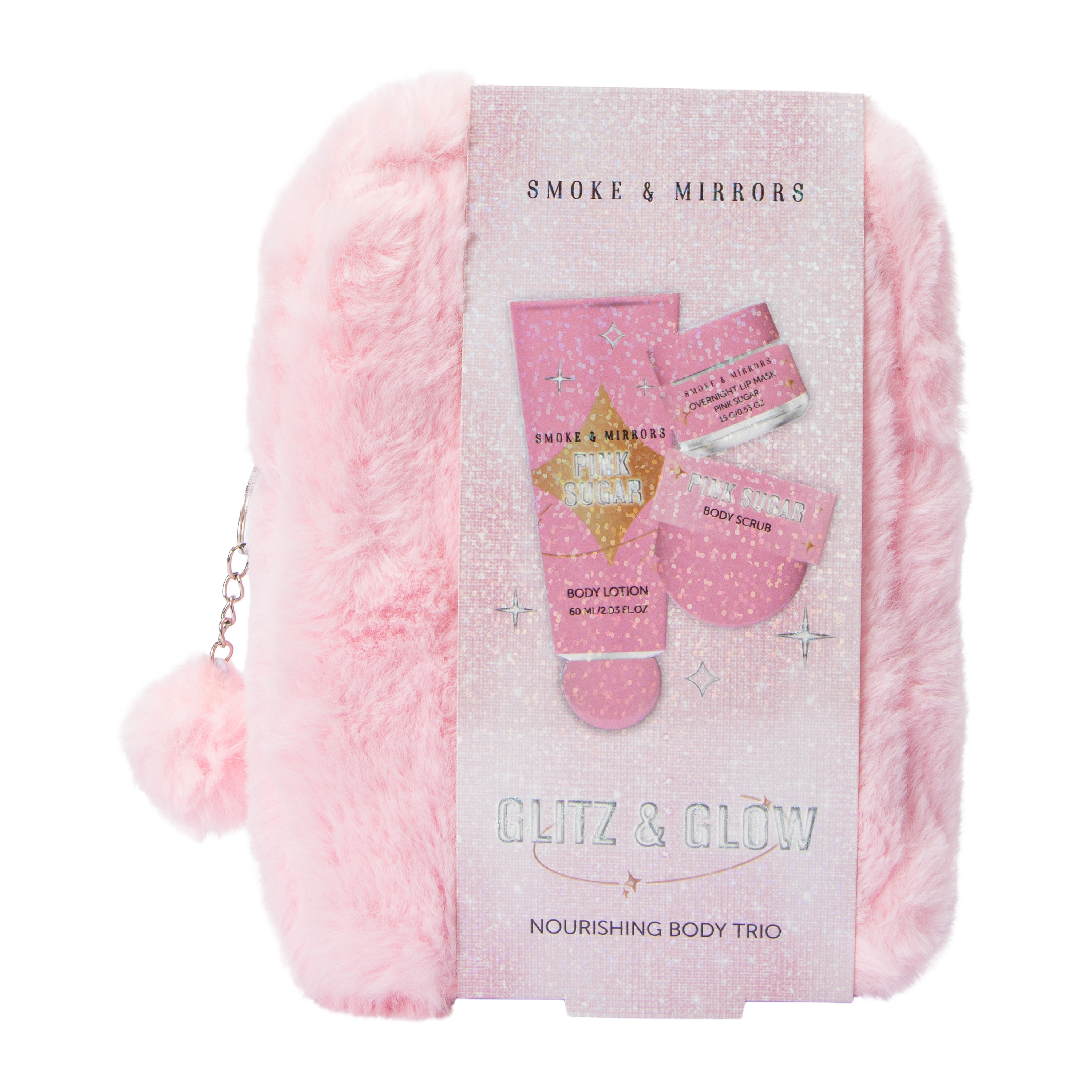 Smoke & Mirrors Glitz & Glow Nourishing Body Trio Bag