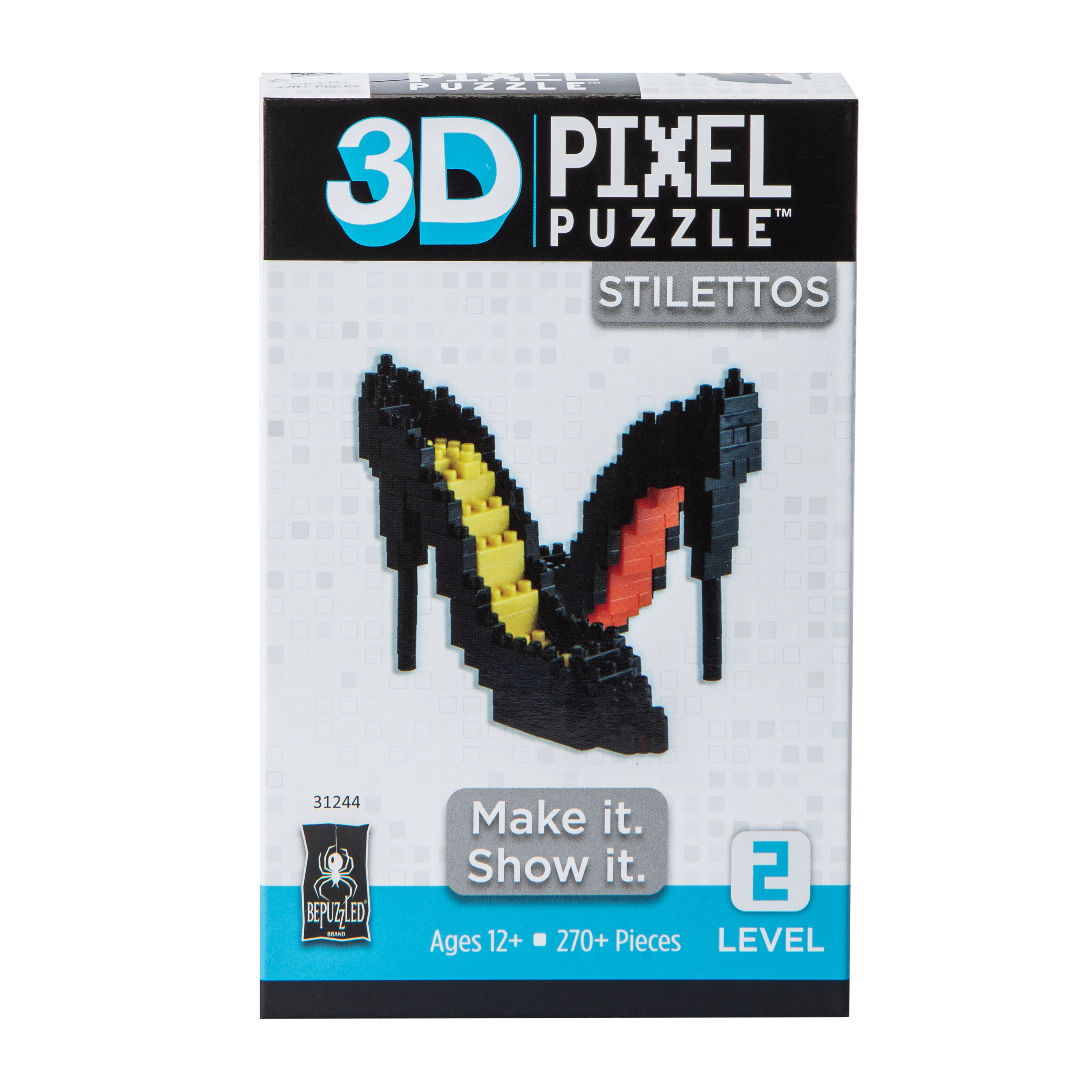 3D Pixel Puzzle™ Stilettos 270-Pieces