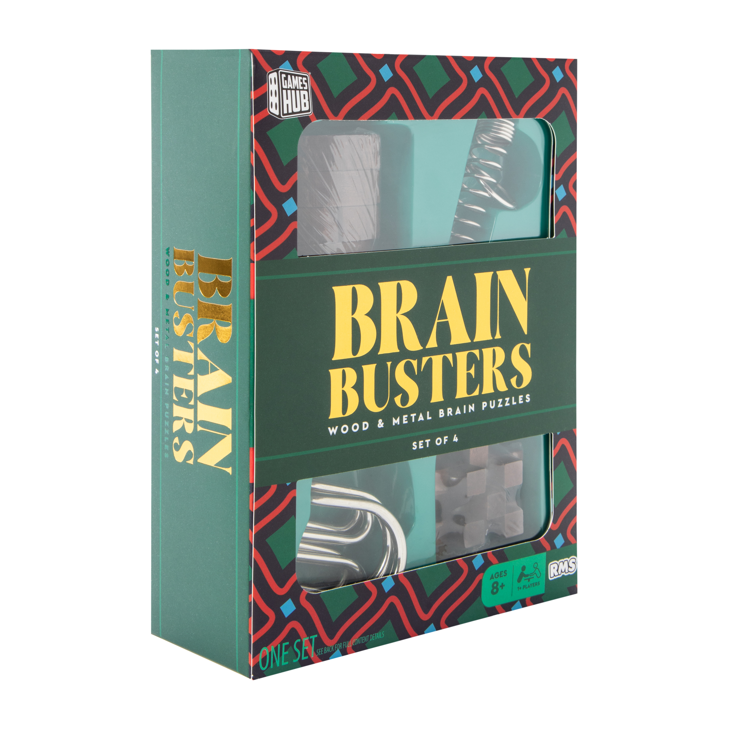 Brain Busters Brain Puzzles 4-Set