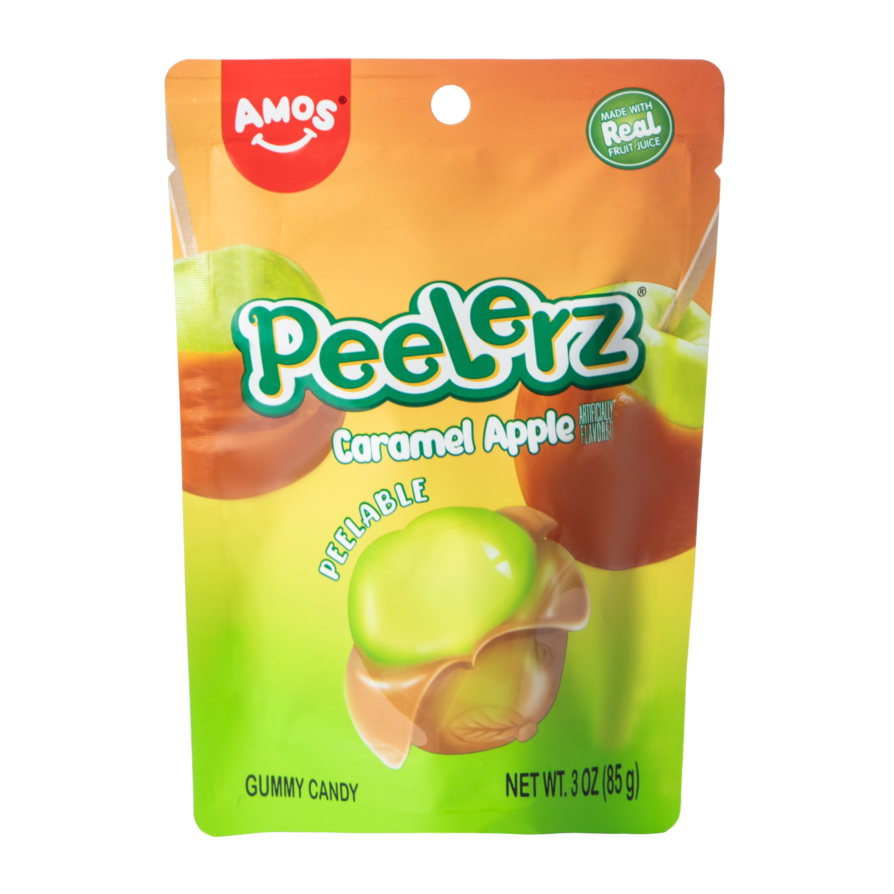 Amos® Peelerz® Caramel Apple Gummy Candy 3oz