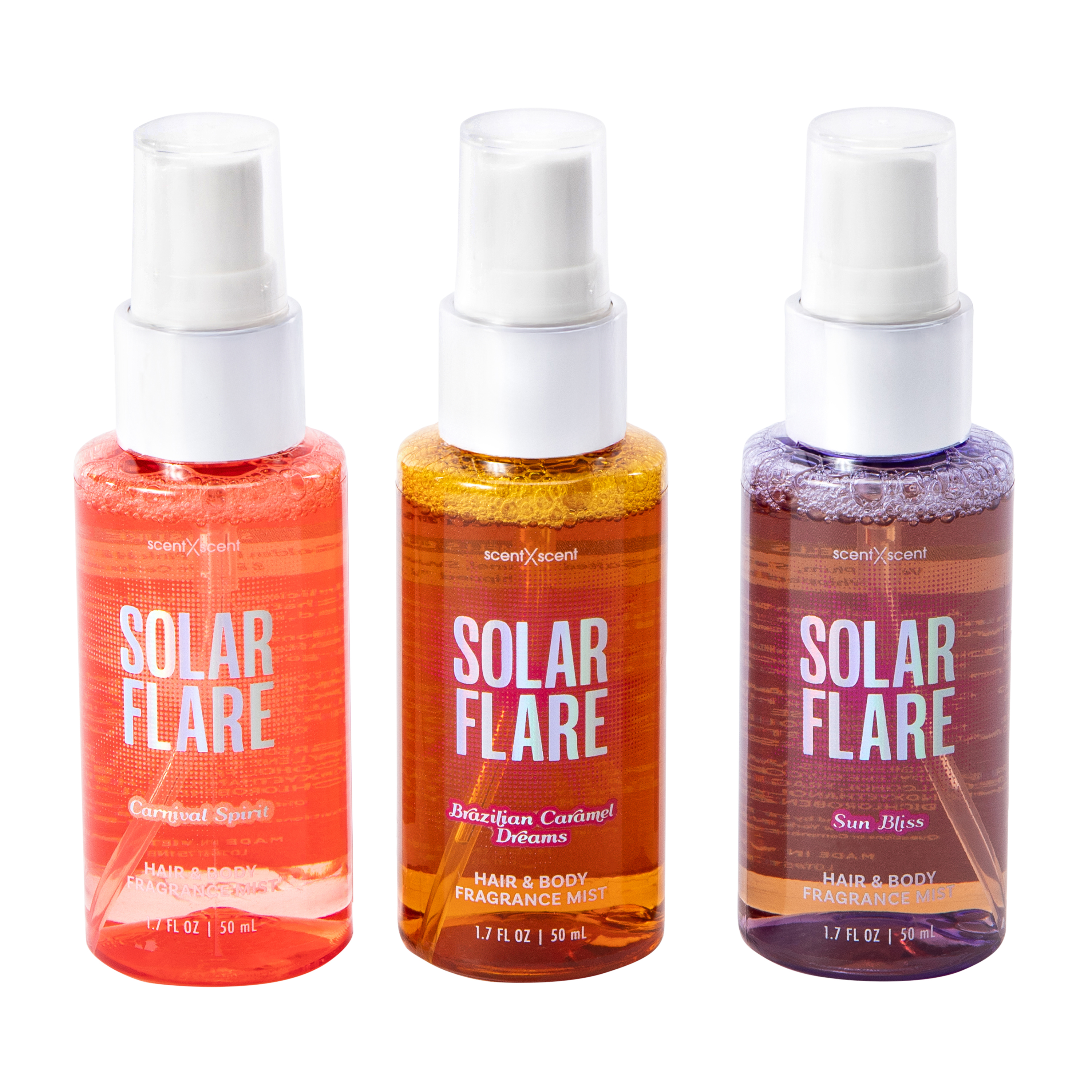 Solar Flare Fragrance Mist Trio Pack
