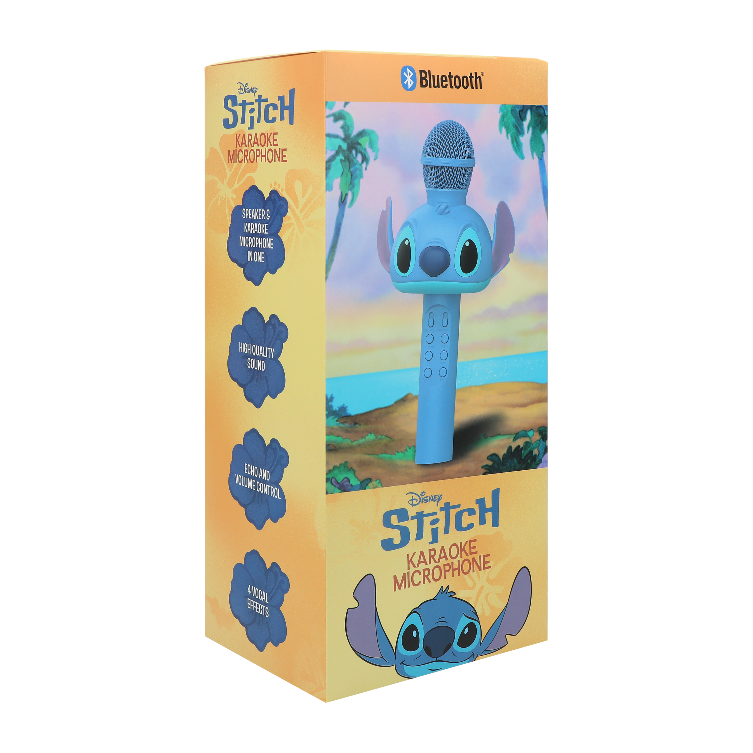 Disney Stitch Bluetooth® LED Karaoke Microphone