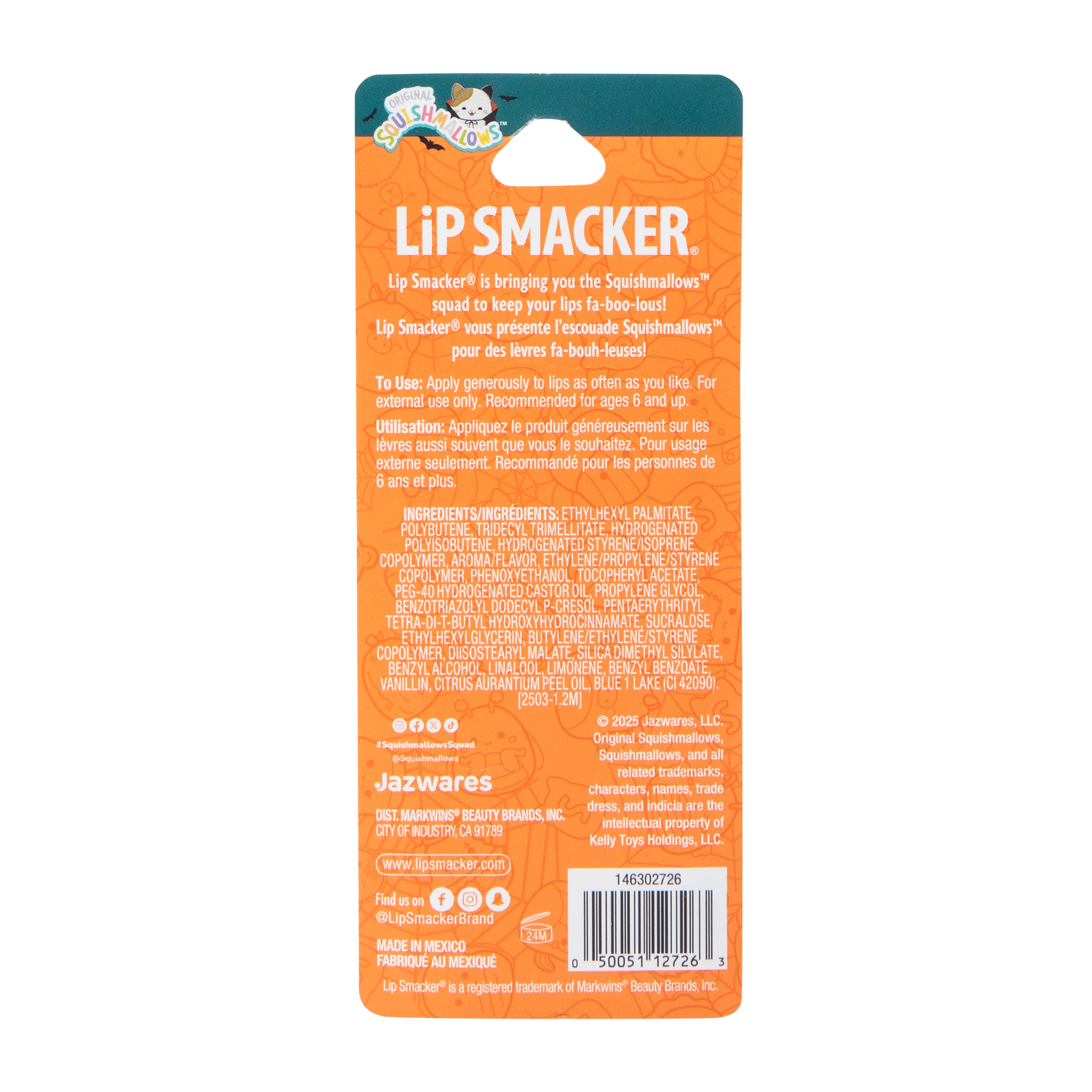 Squishmallows™ Lip Smacker® Blueberry Lip Oil  0.21oz