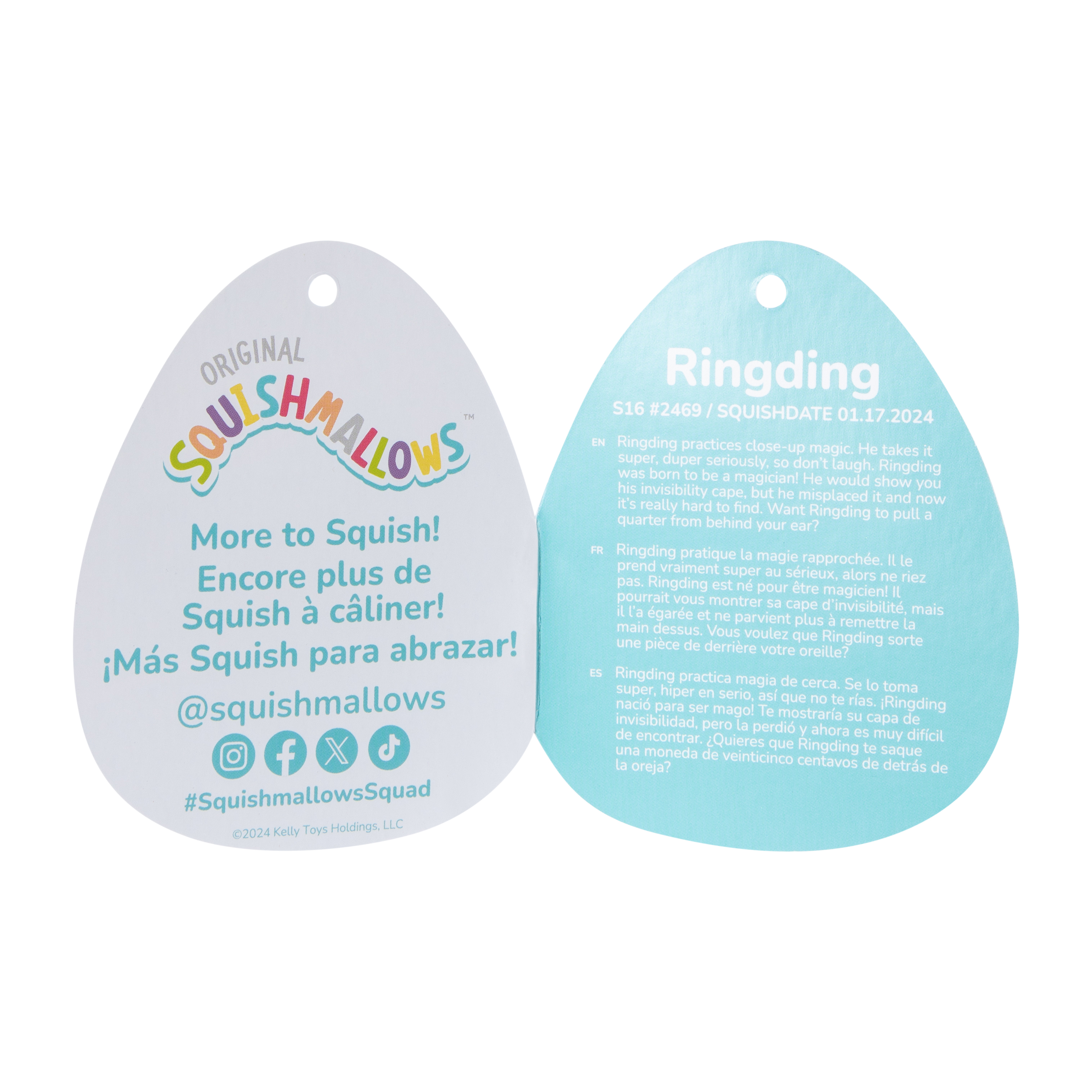 Squishmallows™ Ringding the Mothman Plush