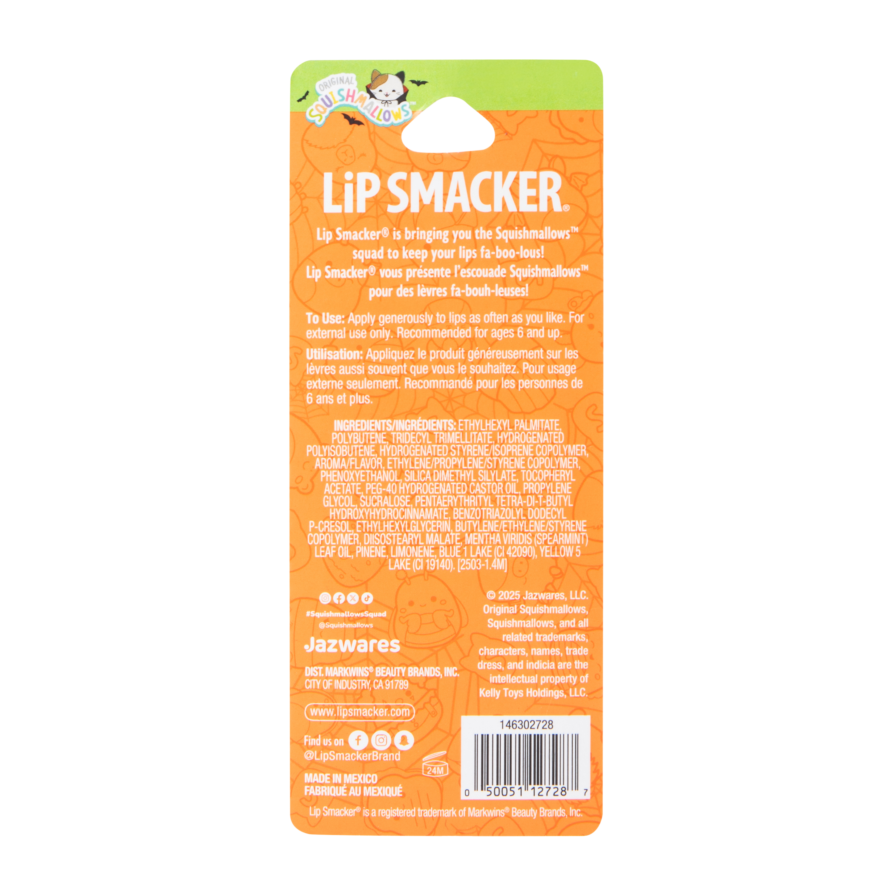 Squishmallows™ Lip Smacker® Peppermint Macha Lip Oil  0.21oz