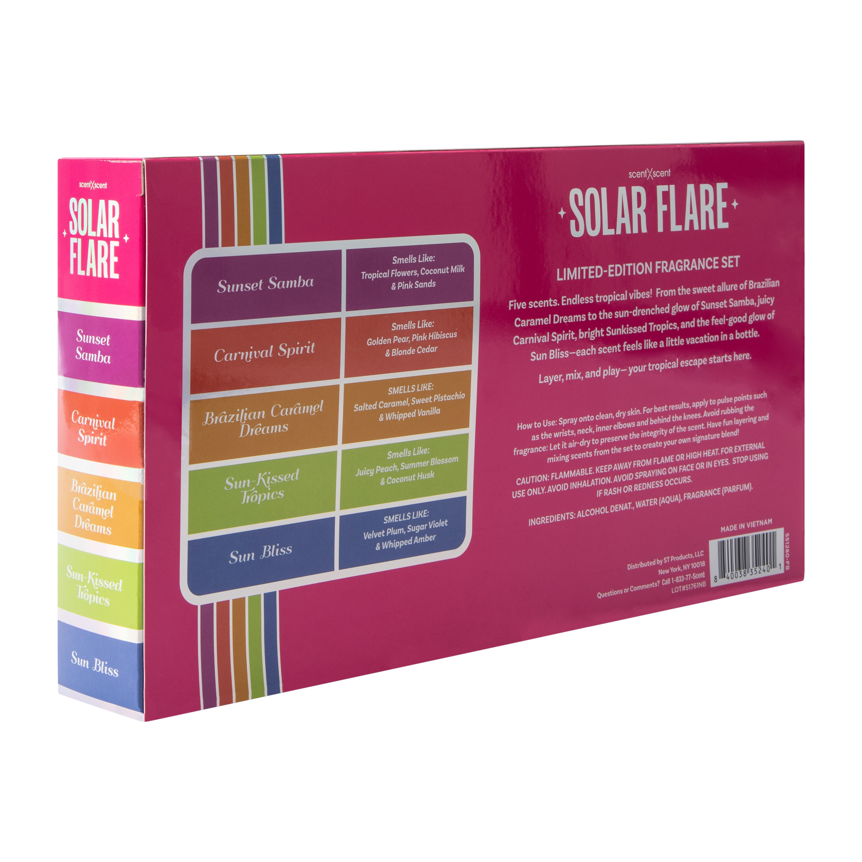 Solar Flare Fragrance Gift Set 5-Pack