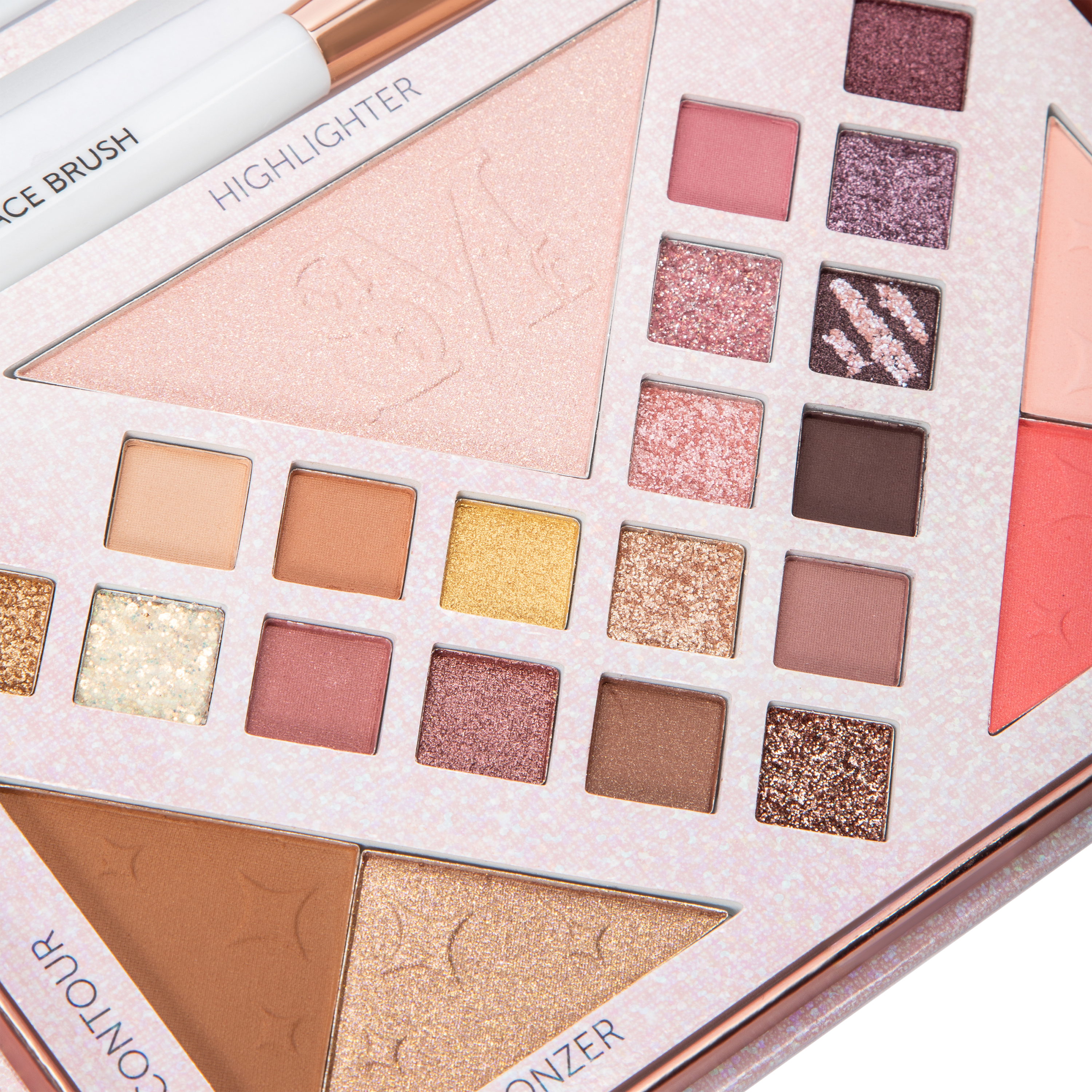 Smoke & Mirrors Flawless Eye And Palette Complete Look Palette With Full-Face Brush & Double-Sided Shadow Brush 23-Count