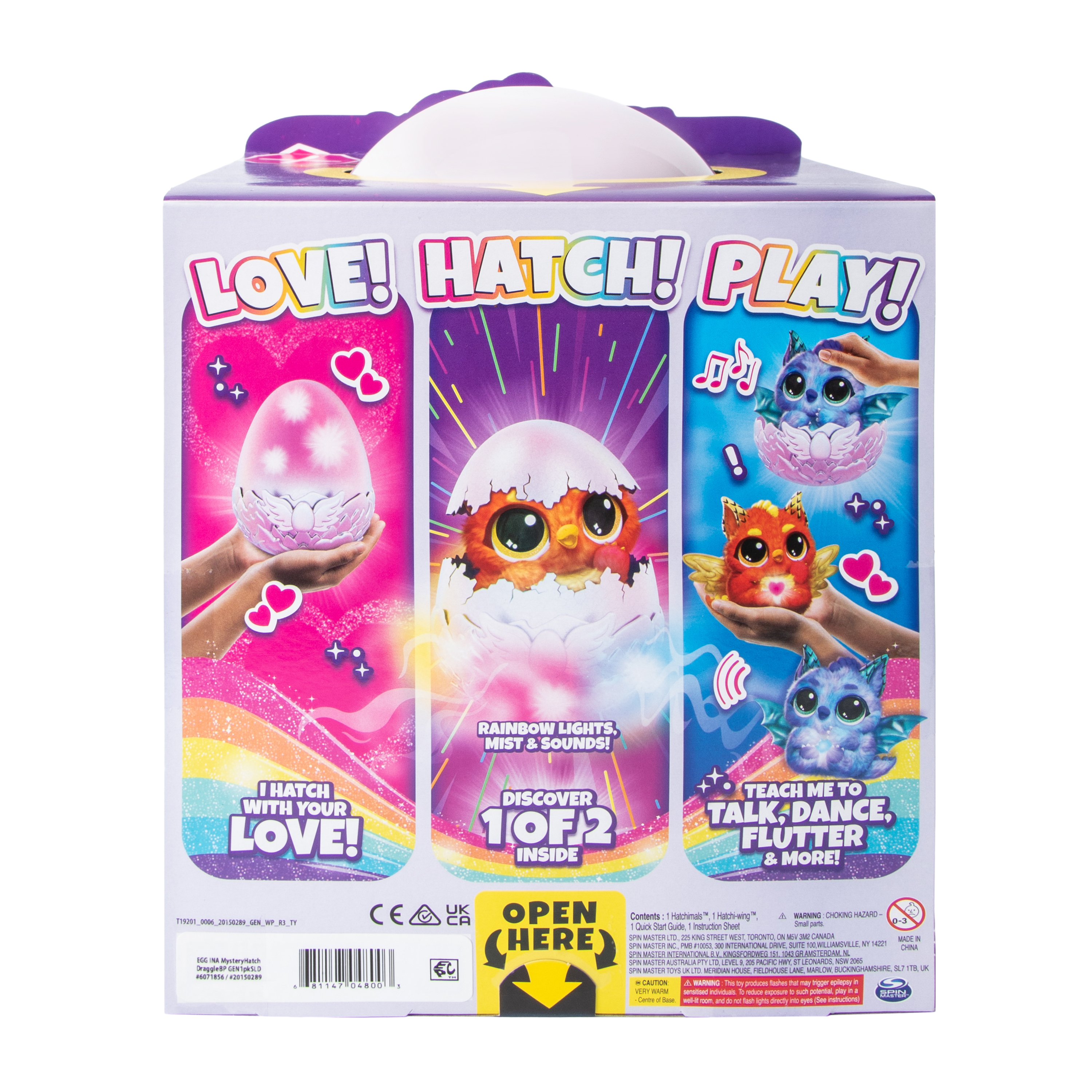 Hatchimals Alive!™ Mystery Hatch™ Draggle™ Toy (Styles May Vary)