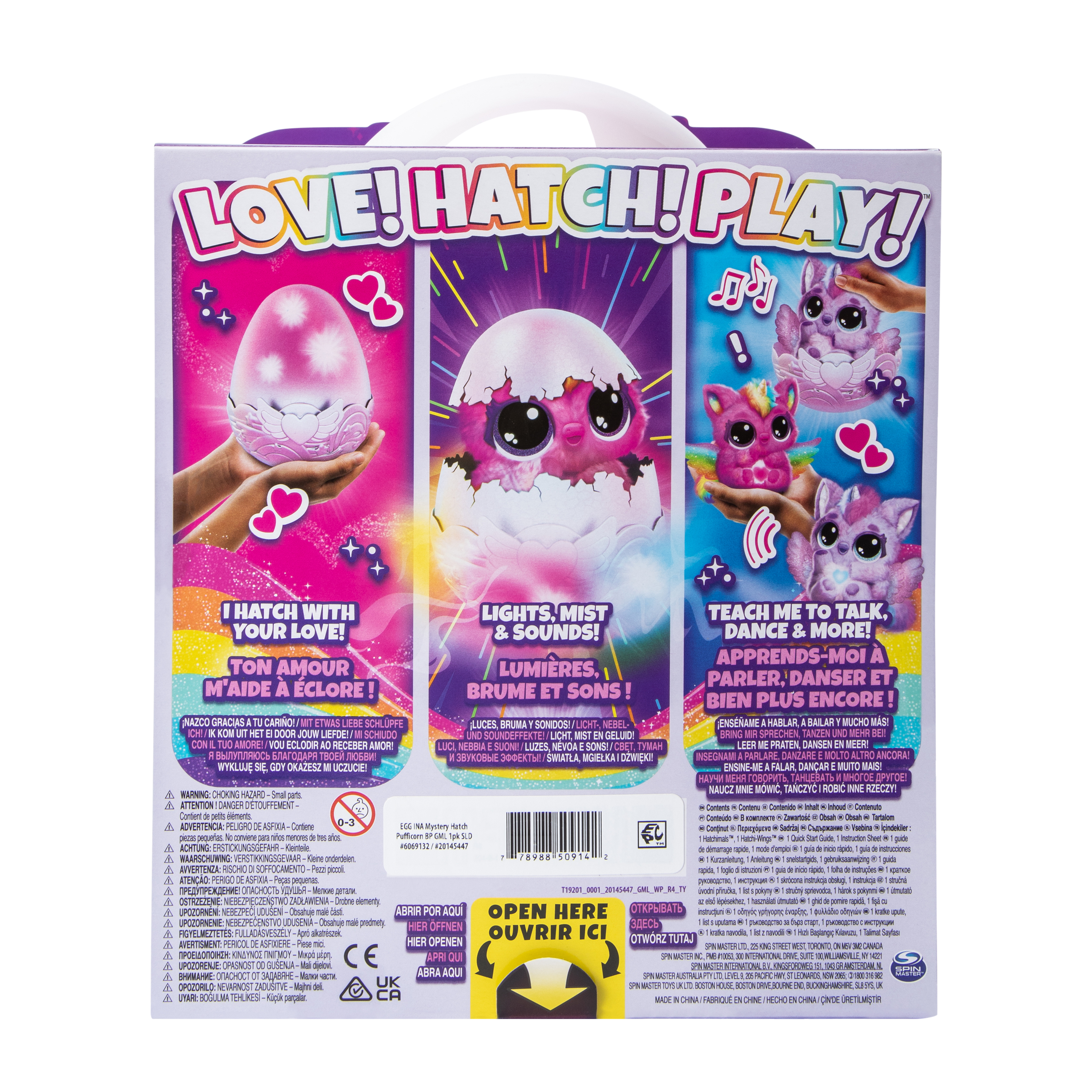 Hatchimals Alive!™ Mystery Hatch™ Pufficorn™ Toy (Styles May Vary)