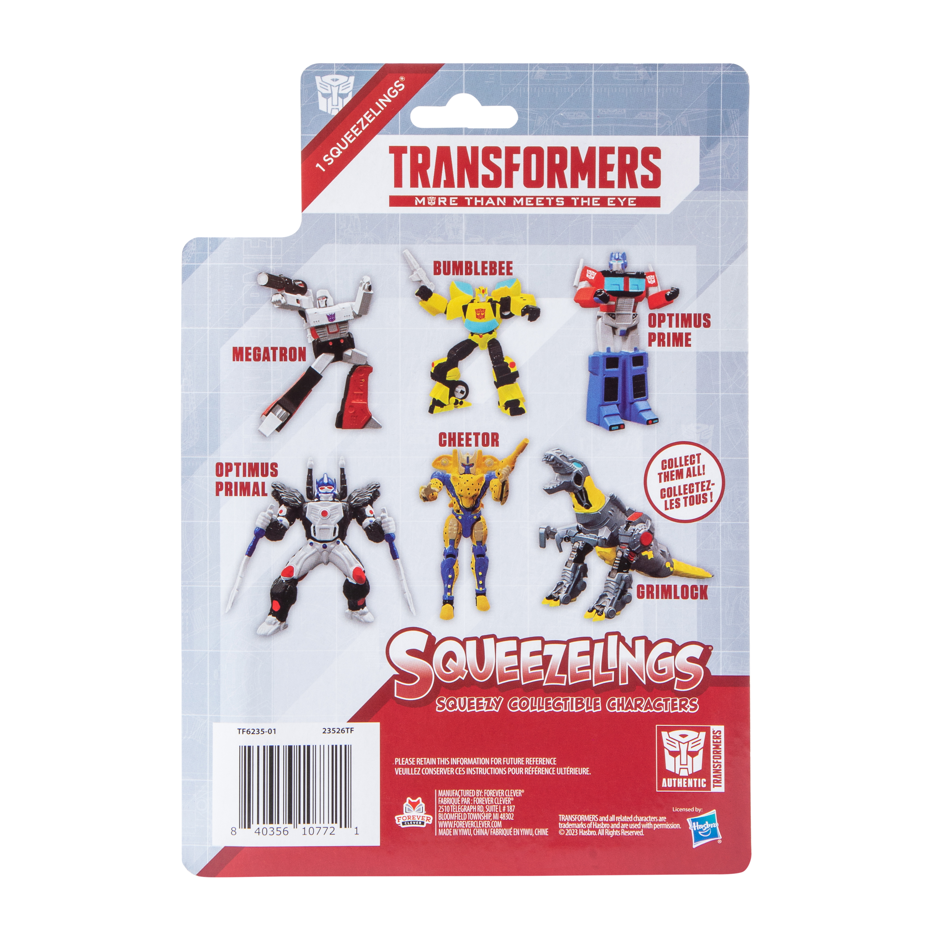 Transformers Squeezelings Collectible Characters (Styles May Vary)