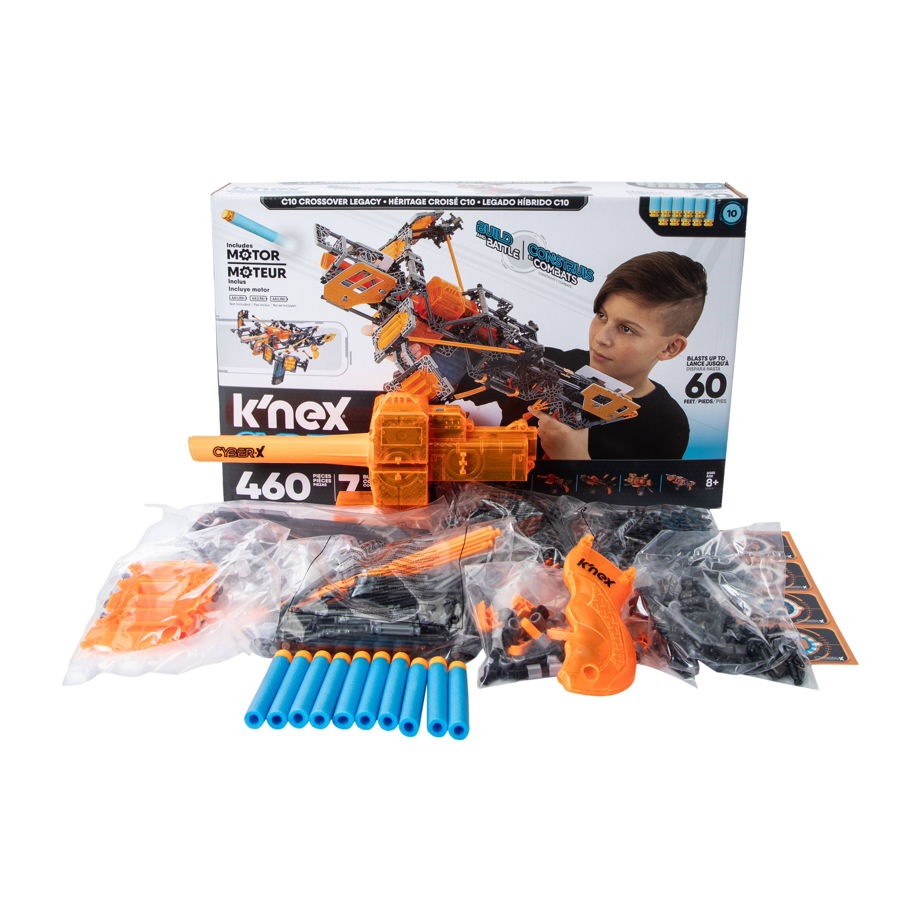K'nex® Cyber-X C10 Crossover Legacy Crossbow Toy