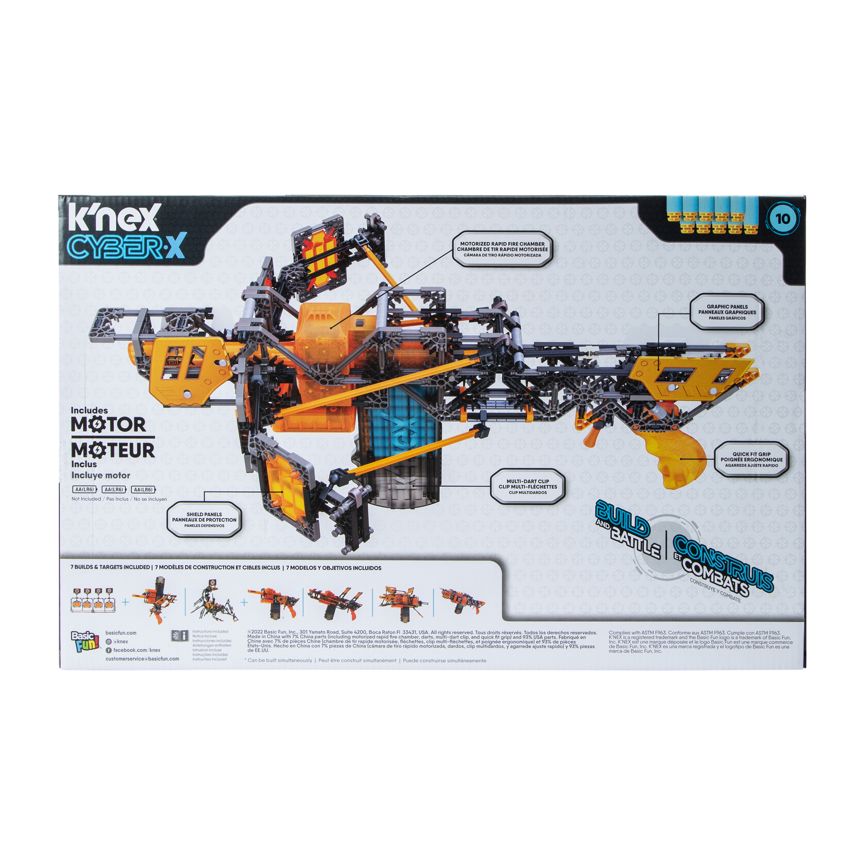 K'nex® Cyber-X C10 Crossover Legacy Crossbow Toy