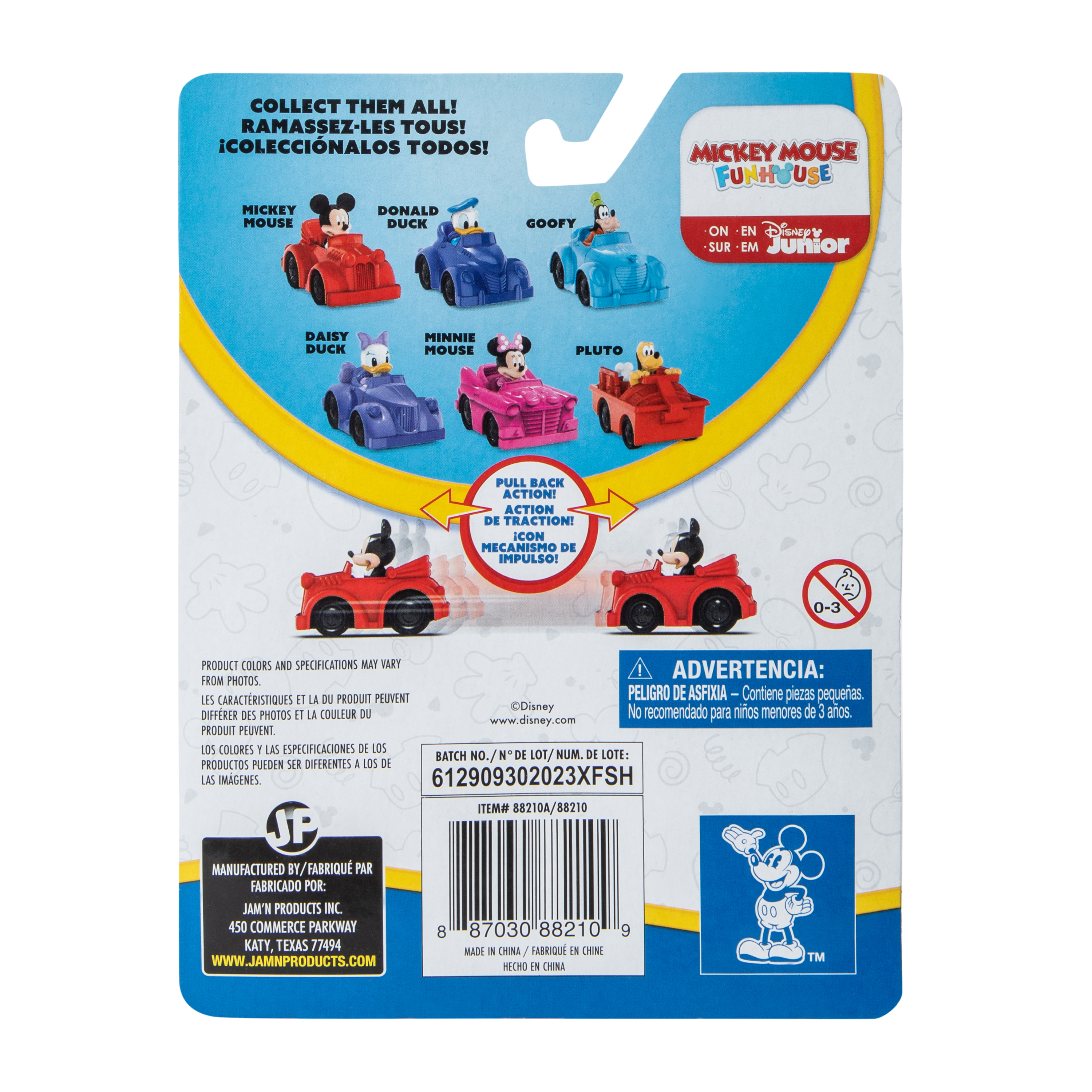 Disney Junior Pull Back Action! Car Toy