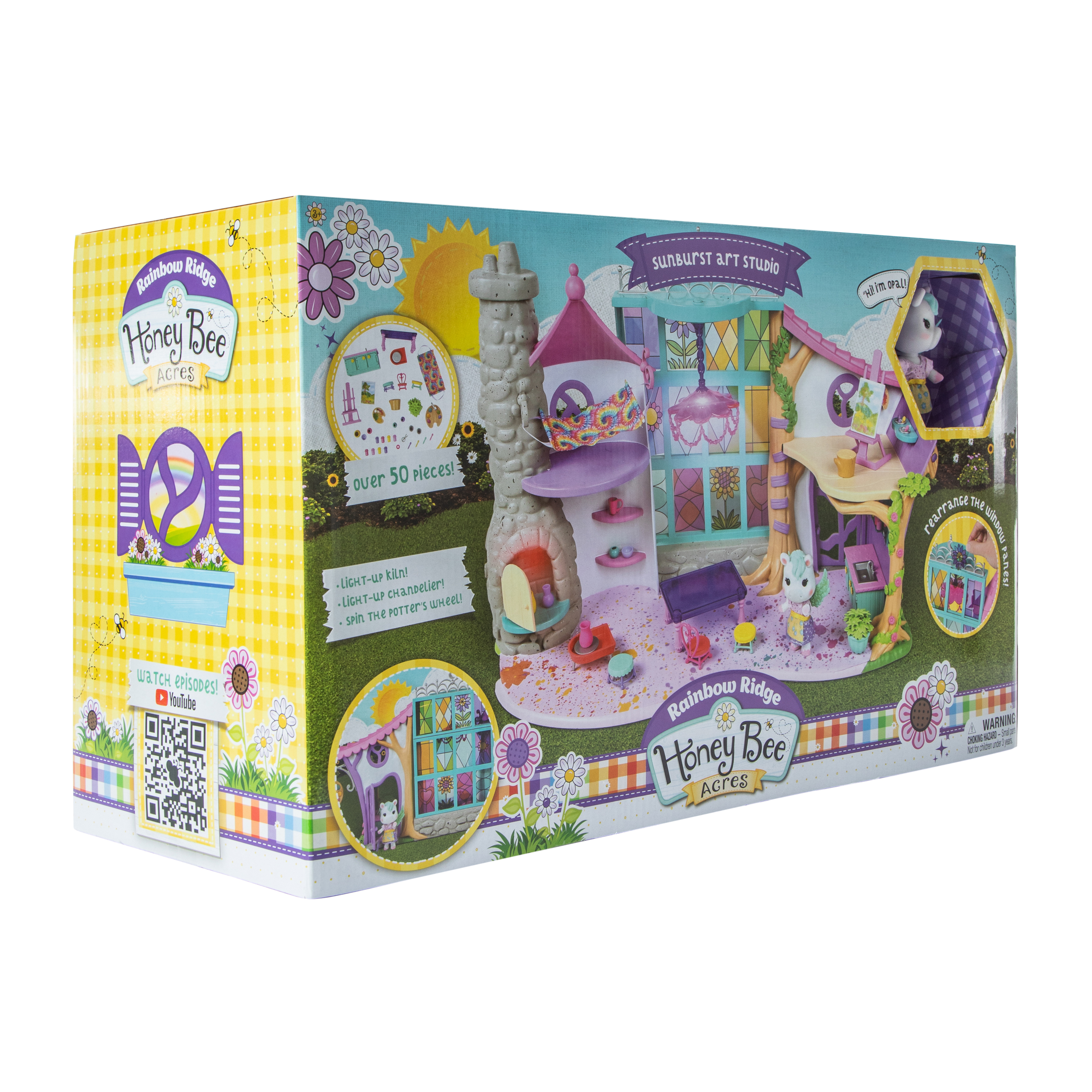Rainbow Ridge Honey Bee Acres Sunburst Art Studio Playset