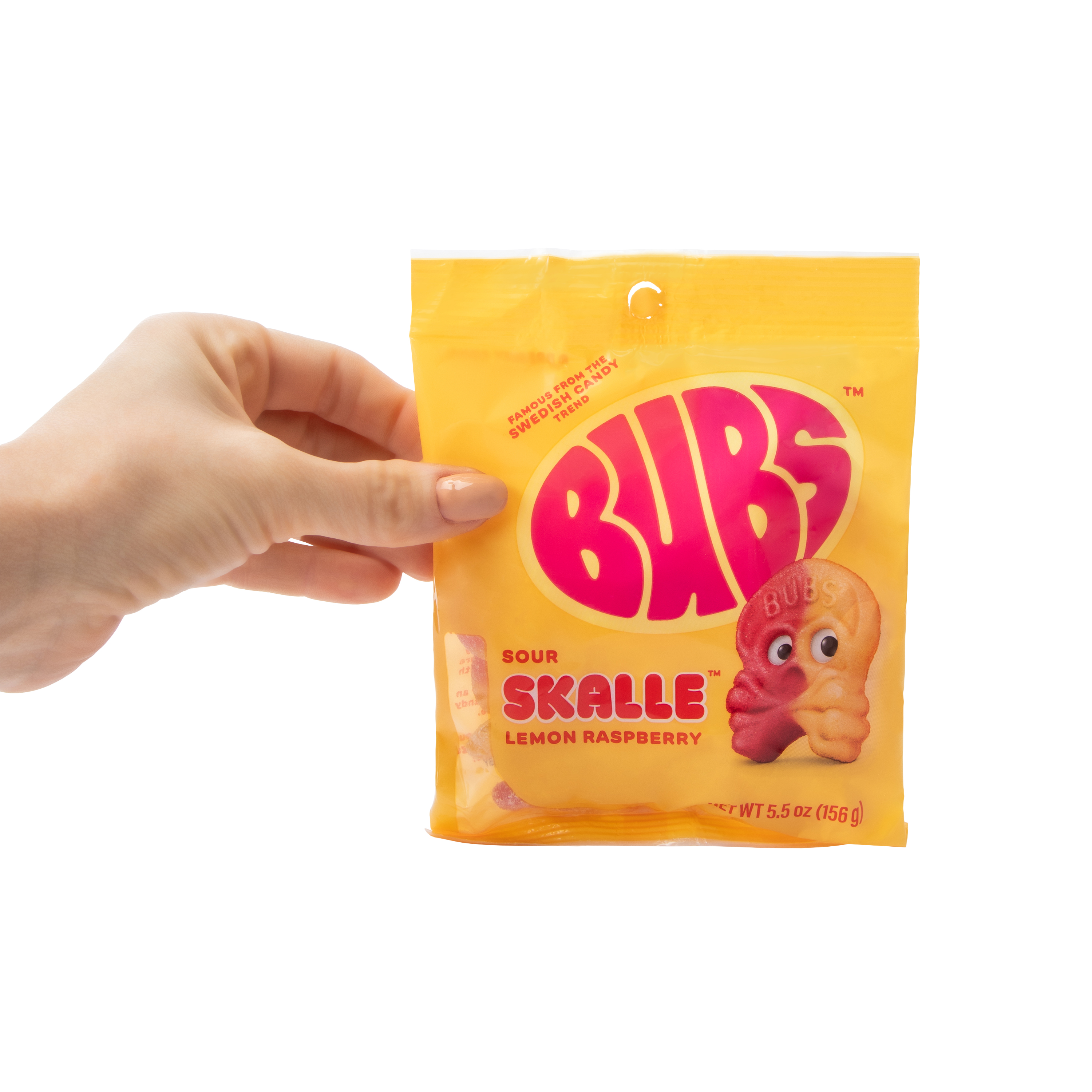 Swedish Bubs® Sour Skalle™ Lemon Raspberry 5.5oz