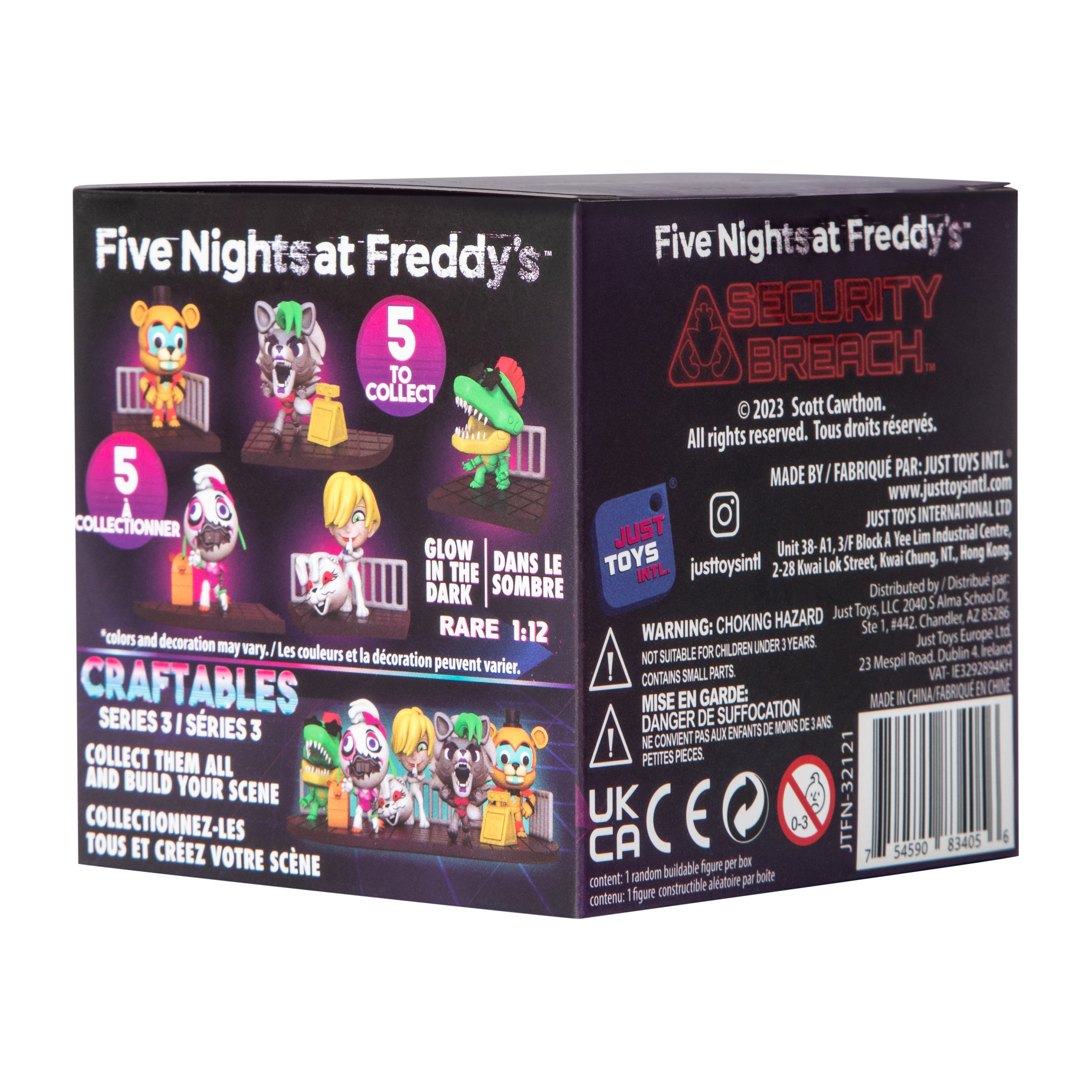 Five Nights at Freddy's™ Craftables Series 3 (Styles May Vary)