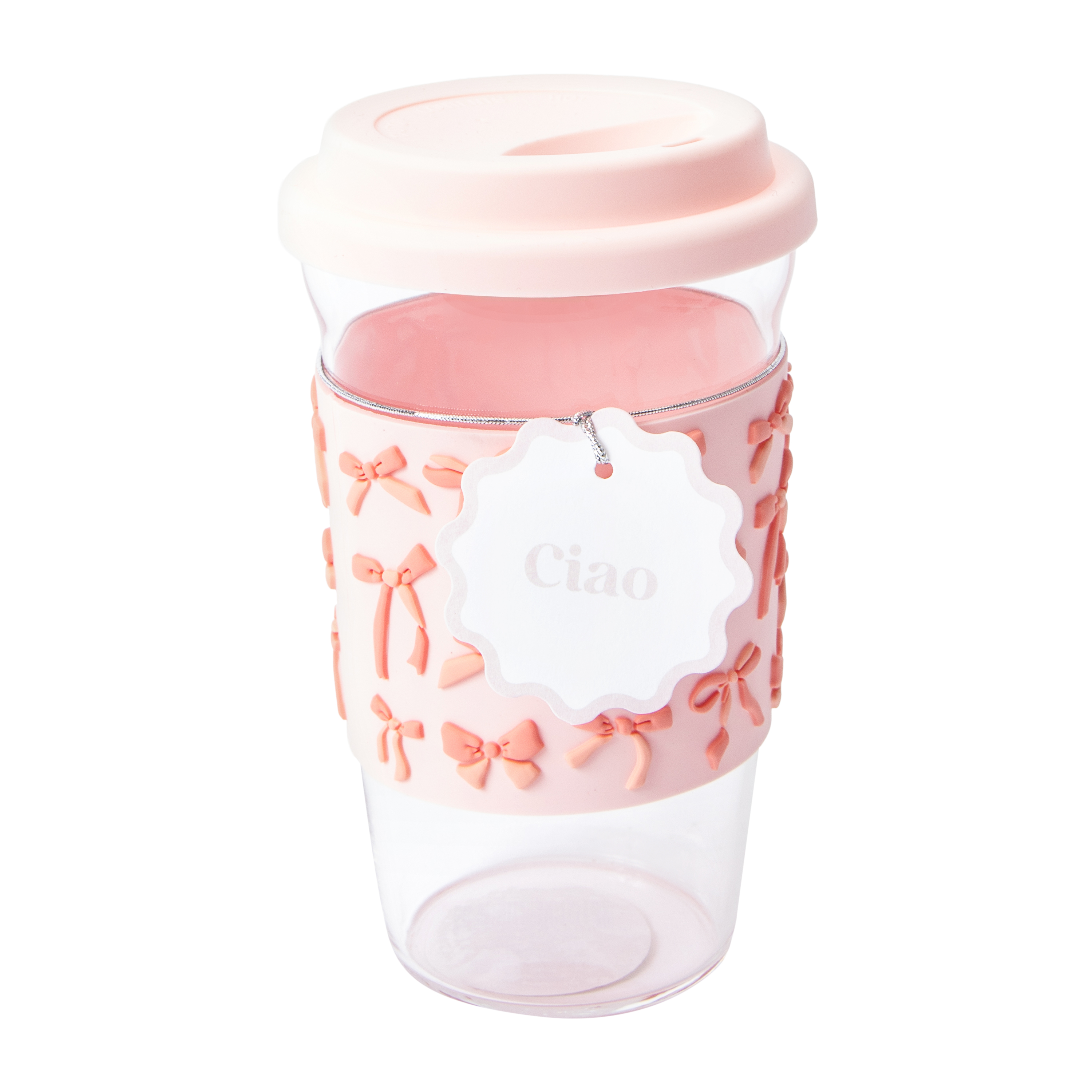 Ciao Coffee Glass Tumbler 16oz