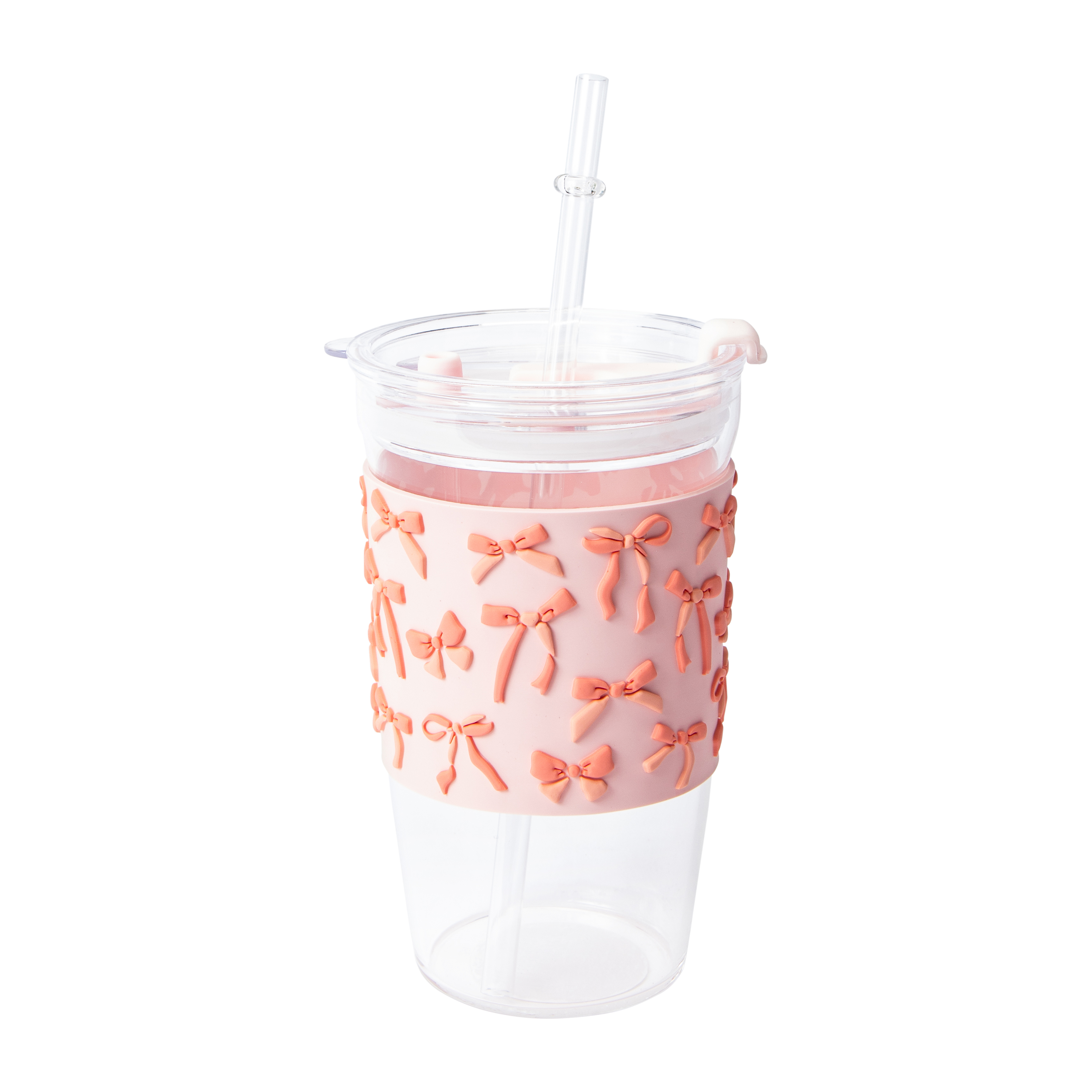 Ciao Glass Tumbler With Straw