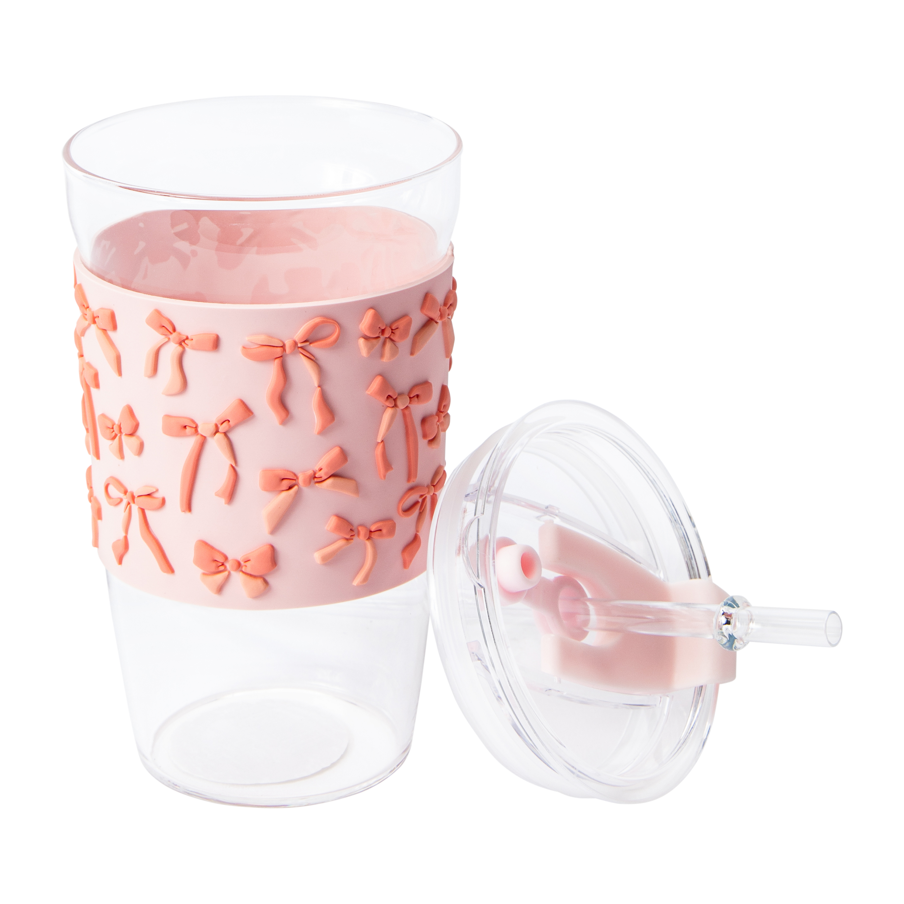 Ciao Glass Tumbler With Straw