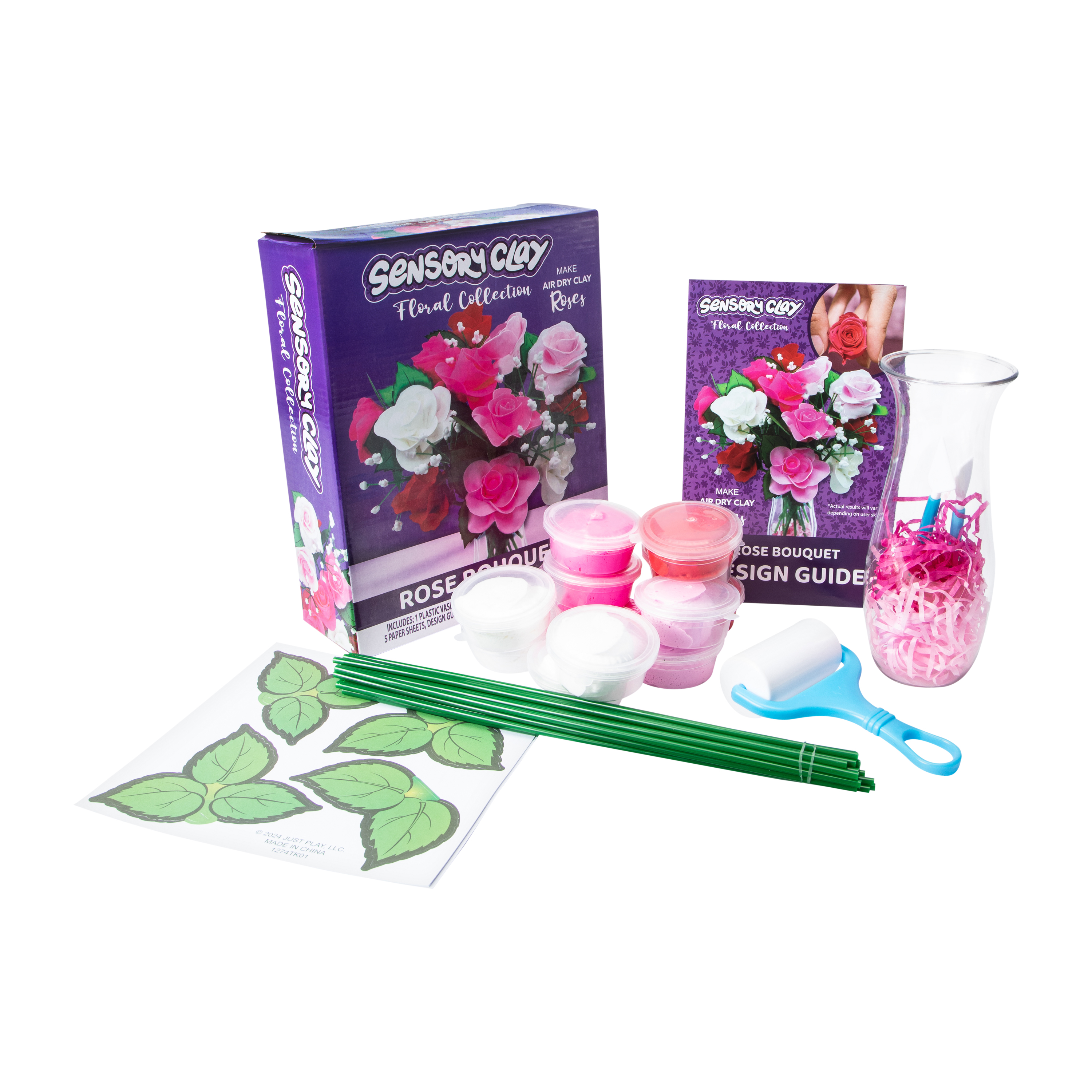 Sensory Clay Floral Collection Rose Bouquet