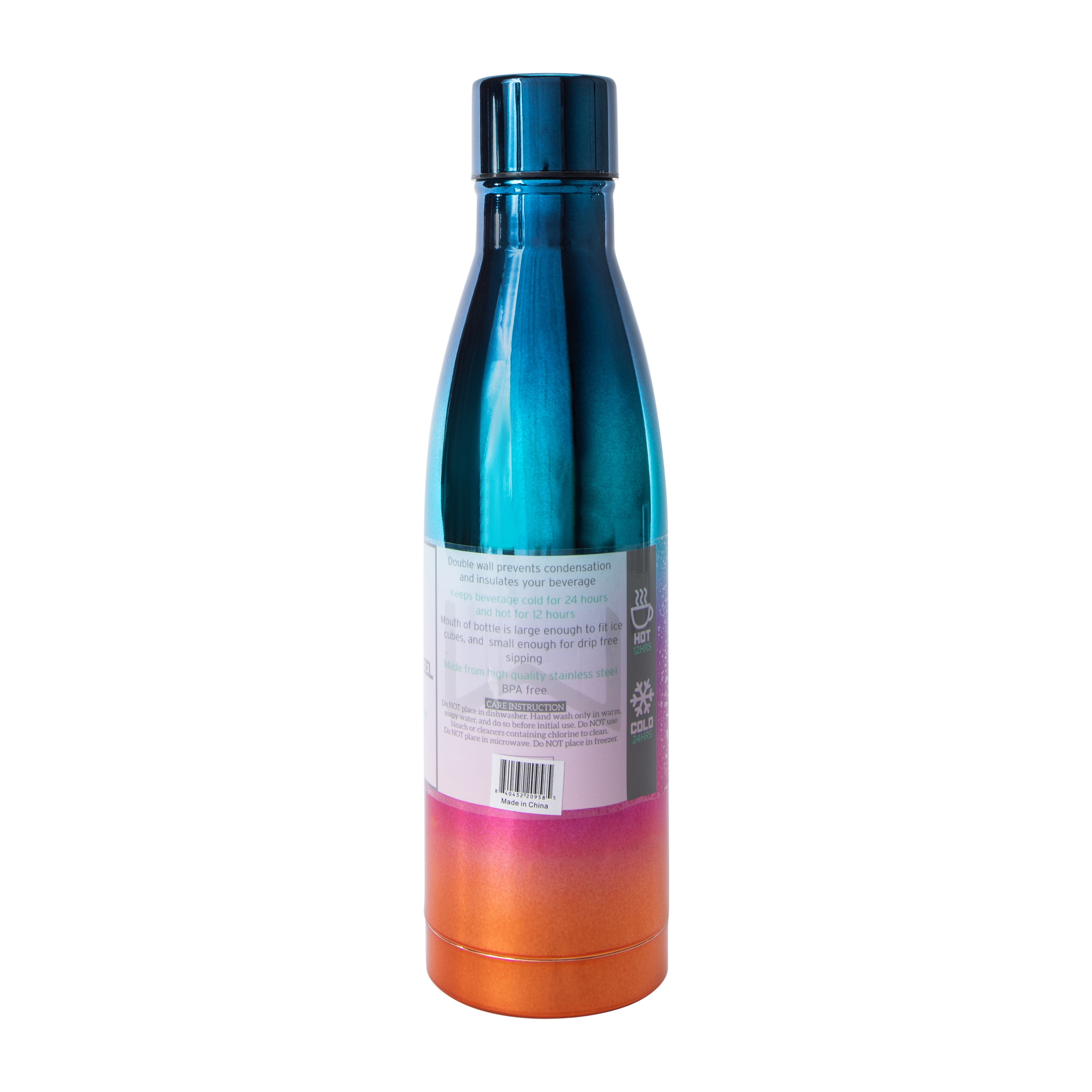 Wellness Gradient Double Wall Stainless Steel Bottle 17oz