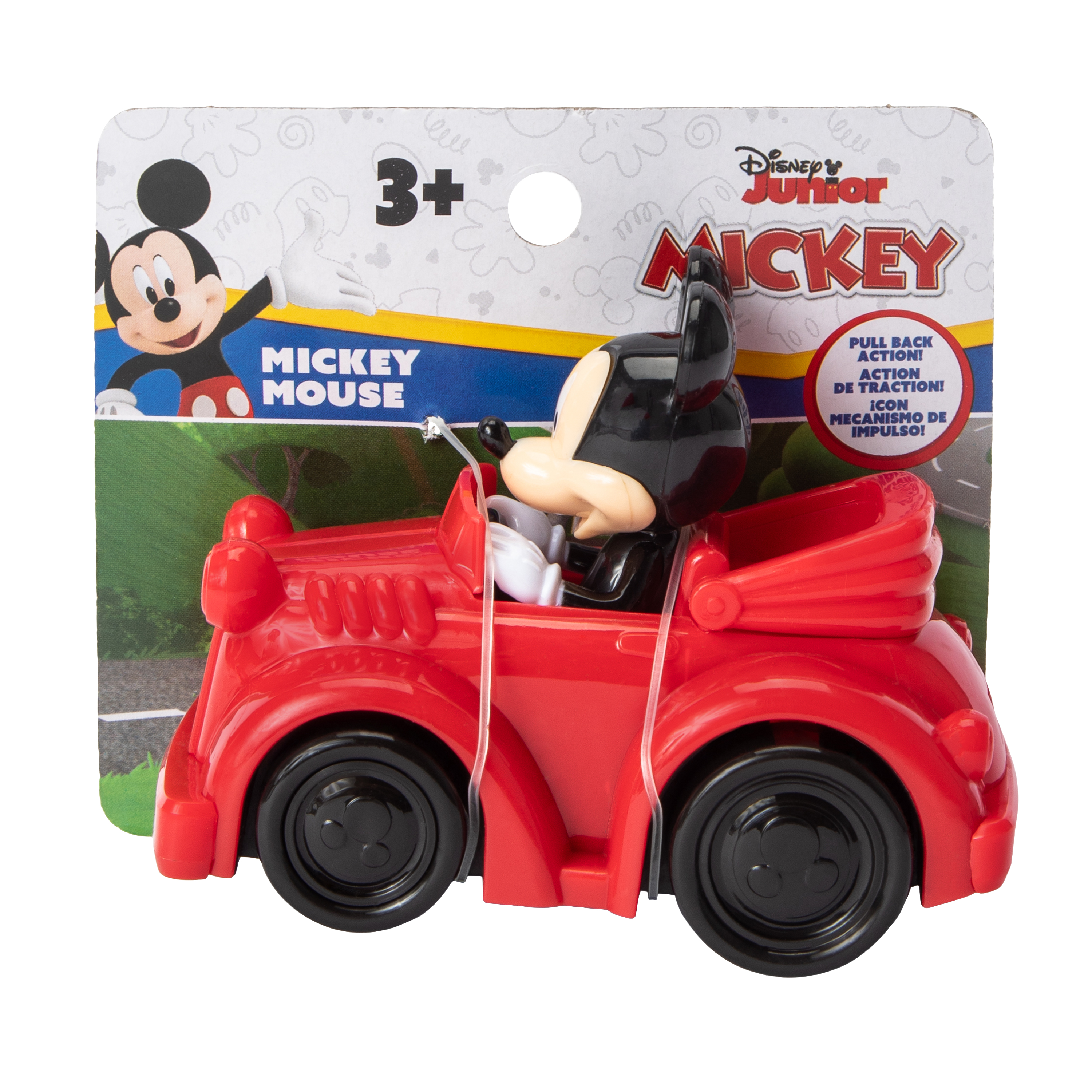 Disney Junior Pull Back Car Toy (Styles May Vary)