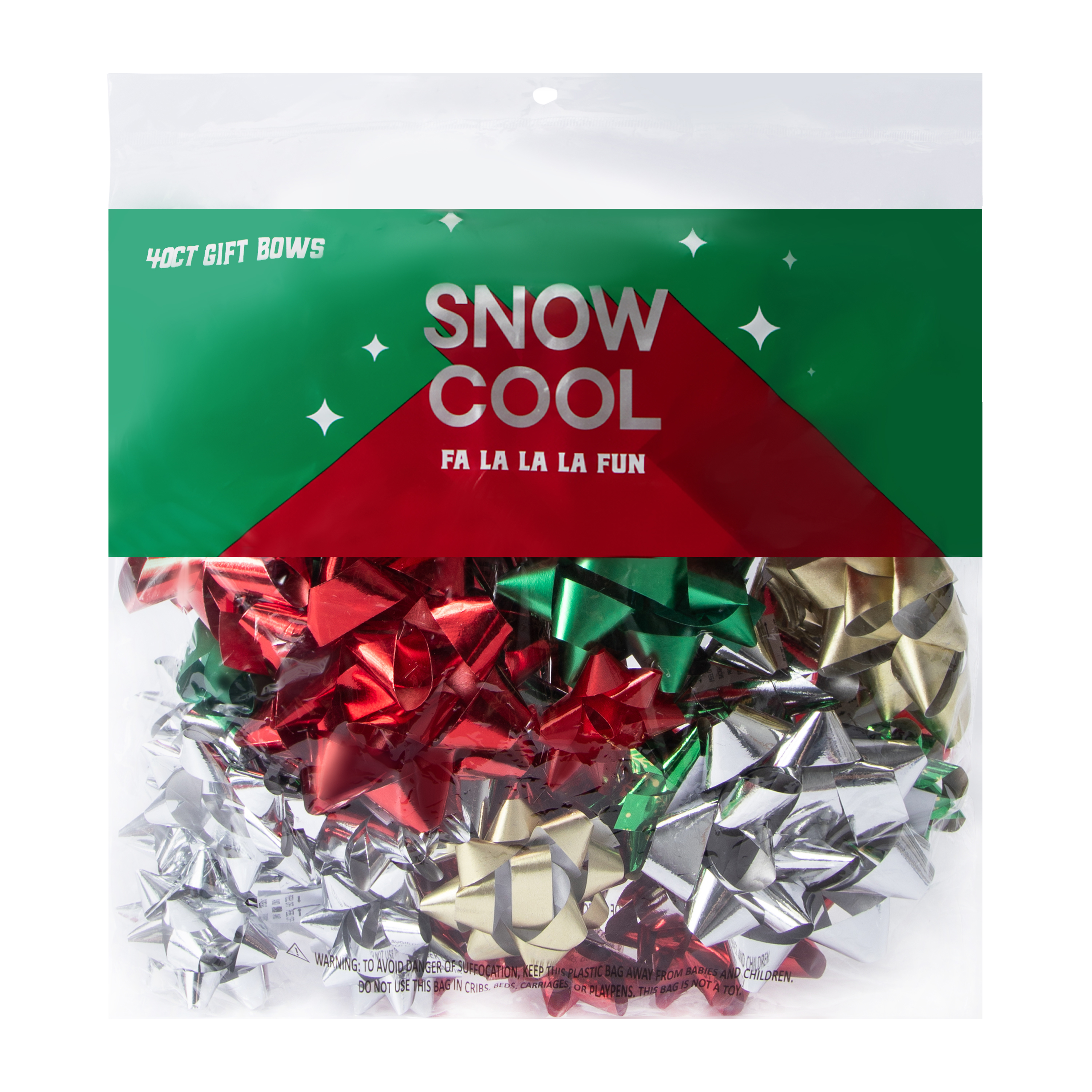Christmas Gift Bows 40-Pack