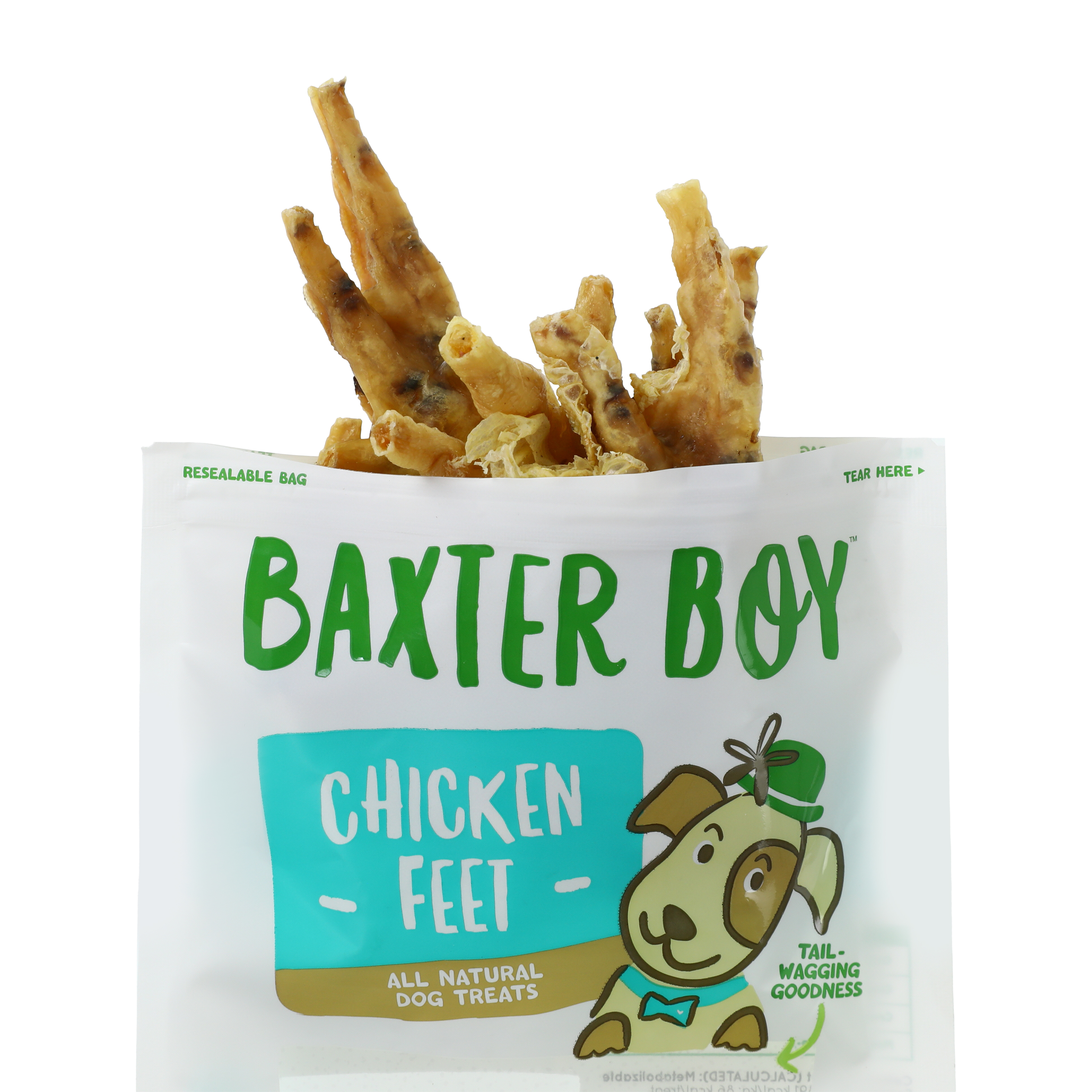 Baxter Boy™ Chicken Feet Dog Treats 5-Pack
